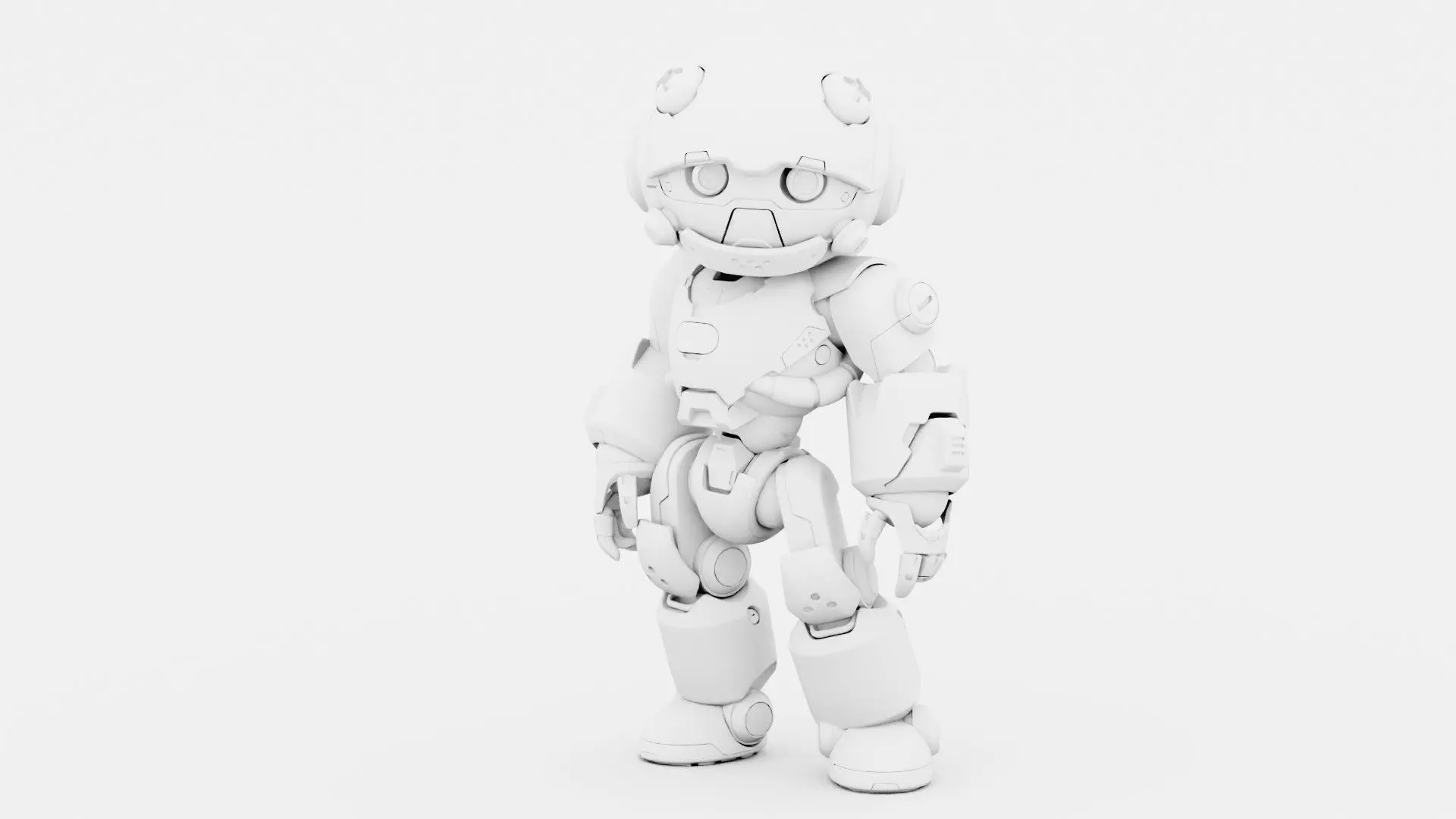 ROBO ZERO-B Rigged for Unreal Engine - Unity - MIXAMO 3D model_32