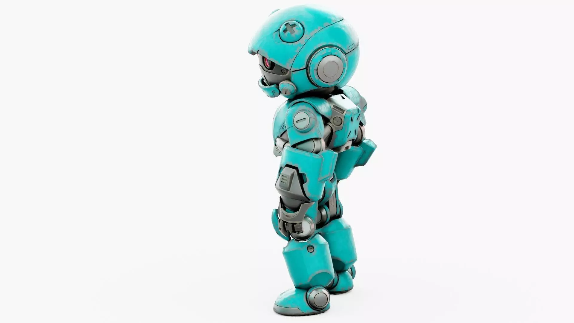 ROBO ZERO-B Rigged for Unreal Engine - Unity - MIXAMO 3D model_17