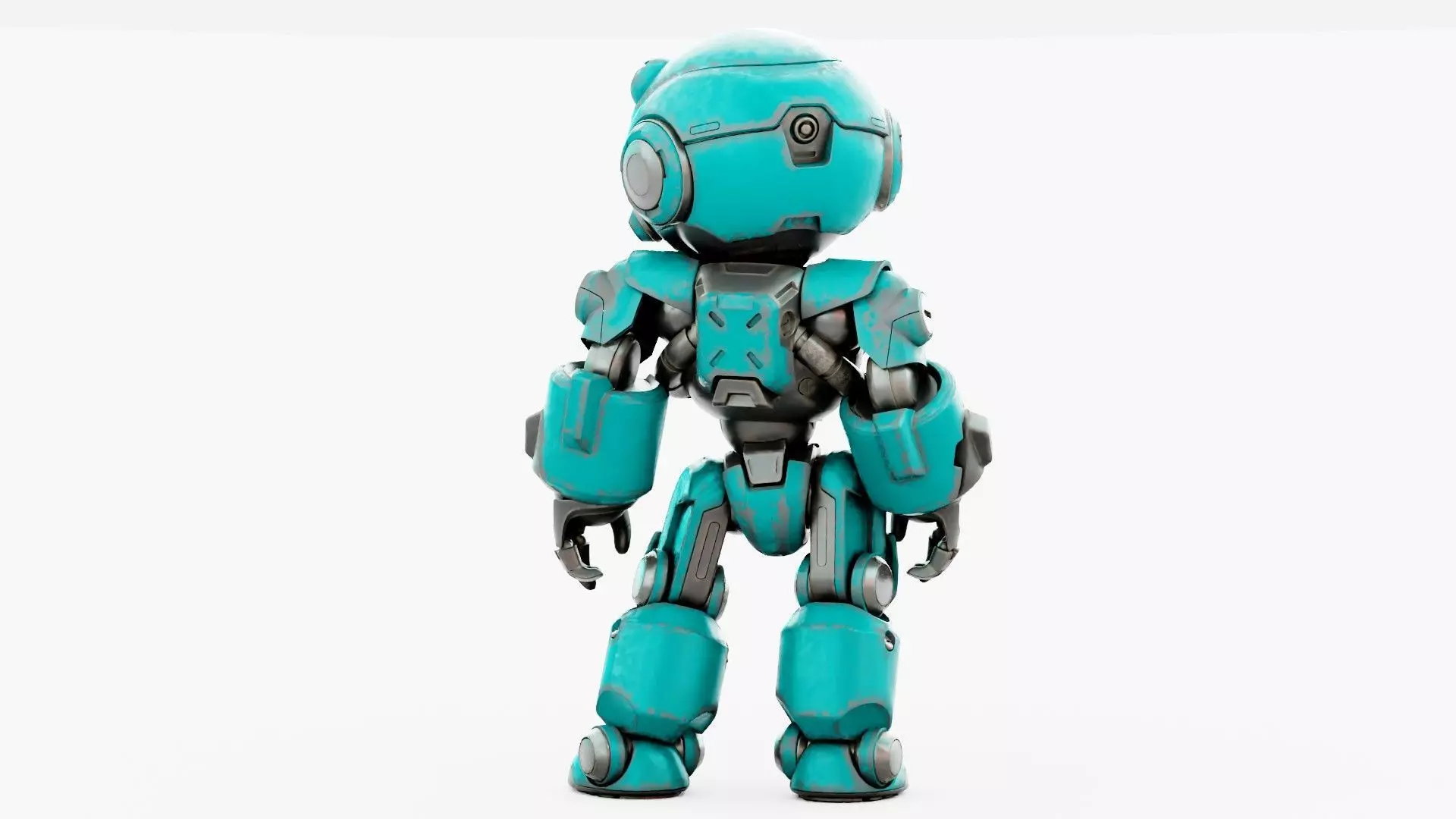 ROBO ZERO-B Rigged for Unreal Engine - Unity - MIXAMO 3D model_13