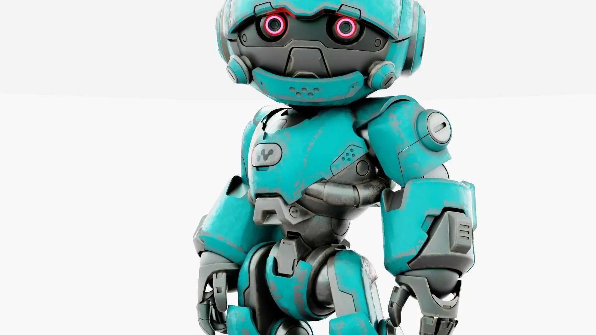 ROBO ZERO-B Rigged for Unreal Engine - Unity - MIXAMO 3D model_27