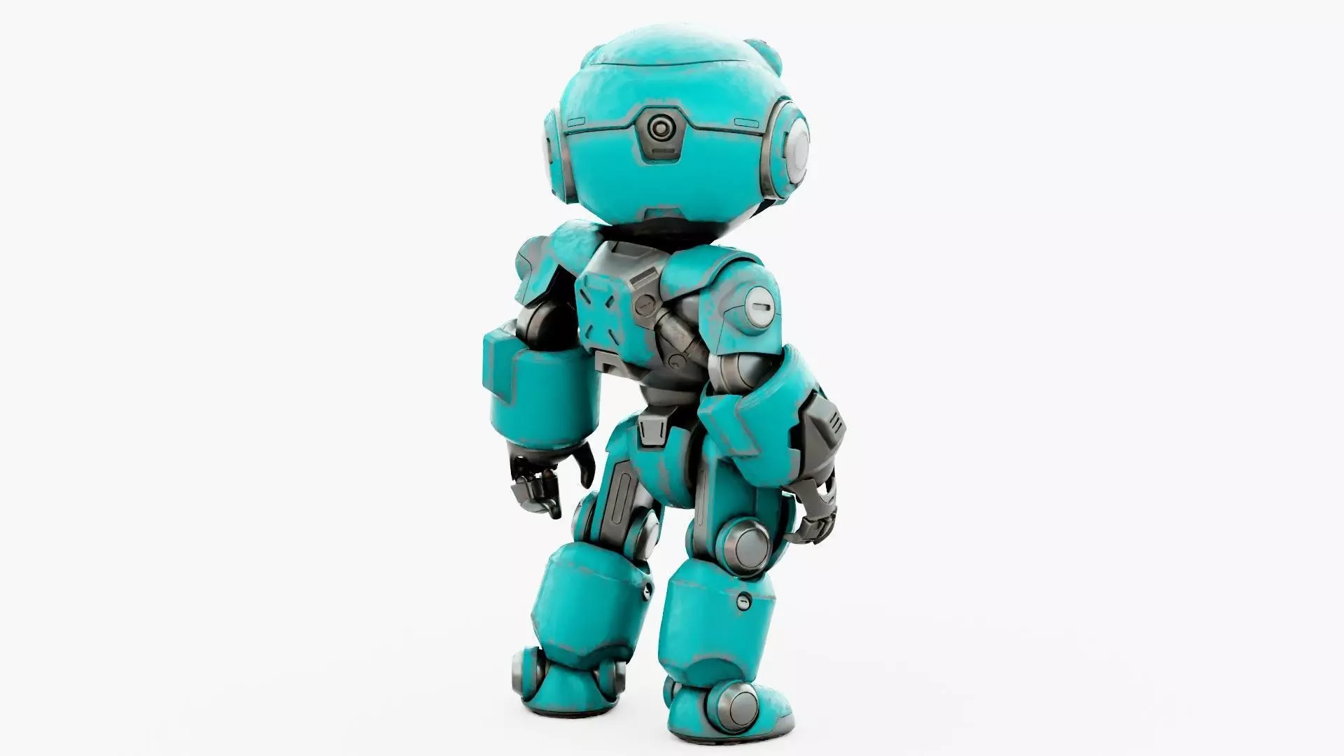 ROBO ZERO-B Rigged for Unreal Engine - Unity - MIXAMO 3D model_11