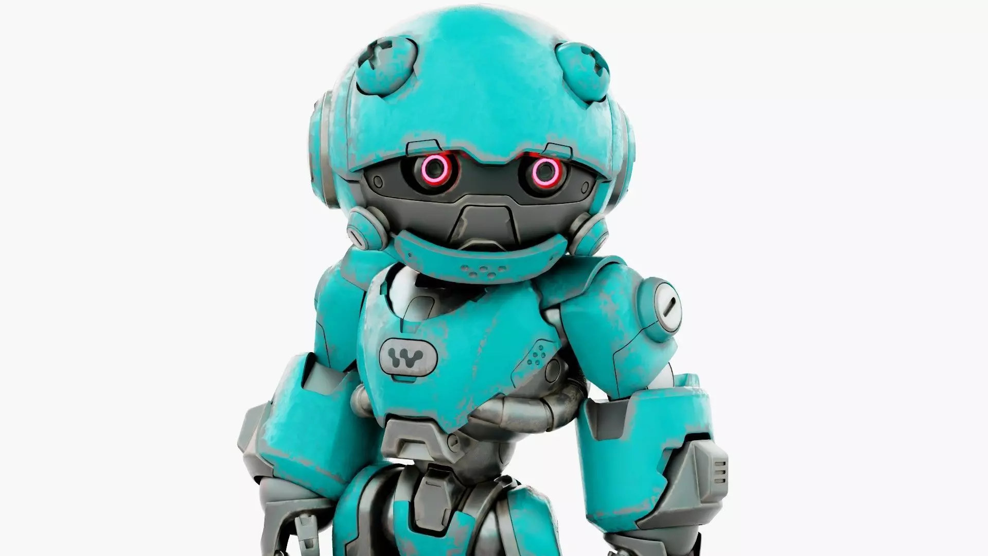 ROBO ZERO-B Rigged for Unreal Engine - Unity - MIXAMO 3D model_22