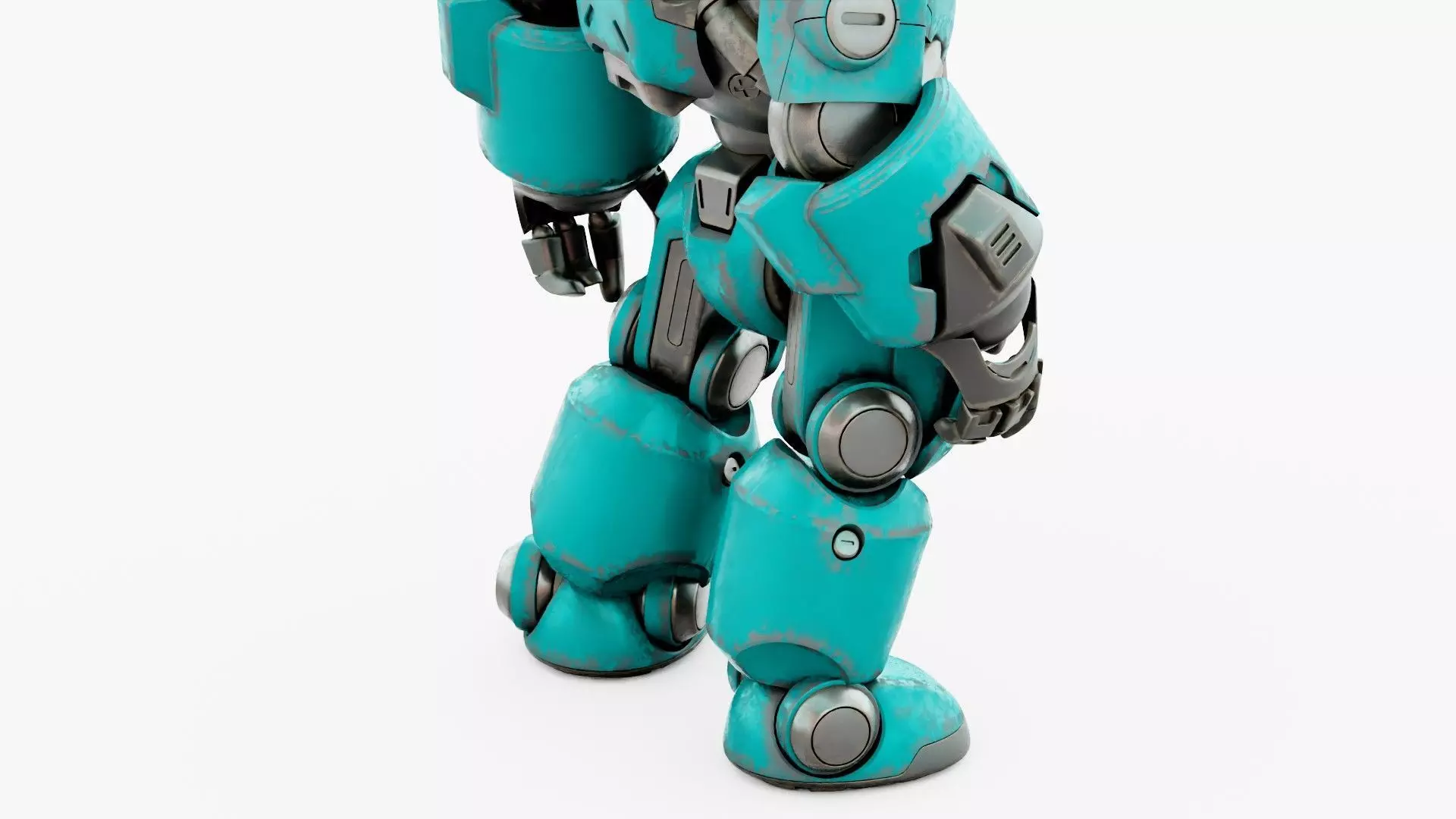 ROBO ZERO-B Rigged for Unreal Engine - Unity - MIXAMO 3D model_25