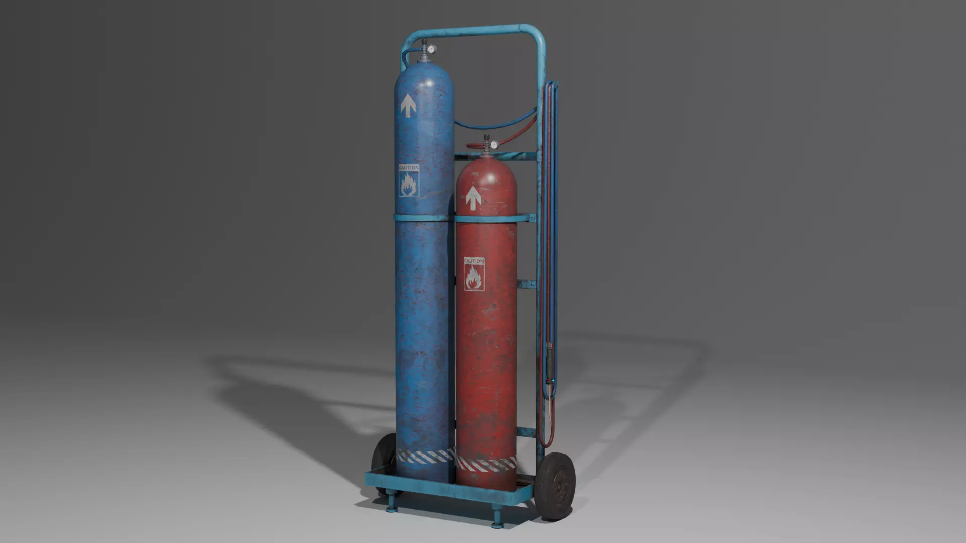 weldingtrolley Low-poly 3D model_5