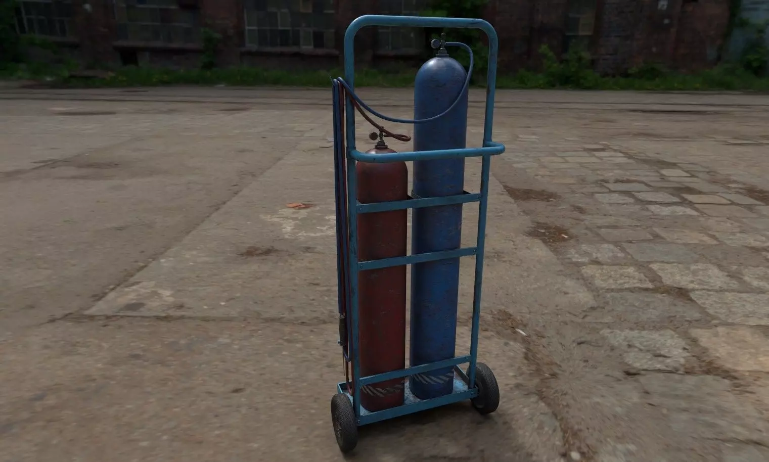 weldingtrolley Low-poly 3D model_2