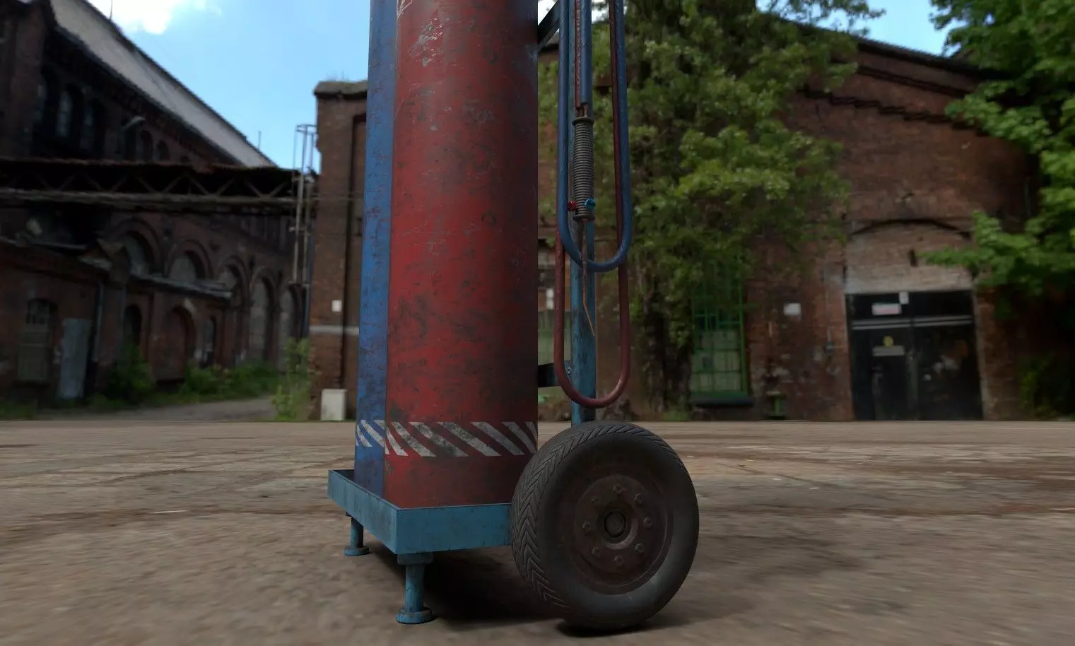 weldingtrolley Low-poly 3D model_3