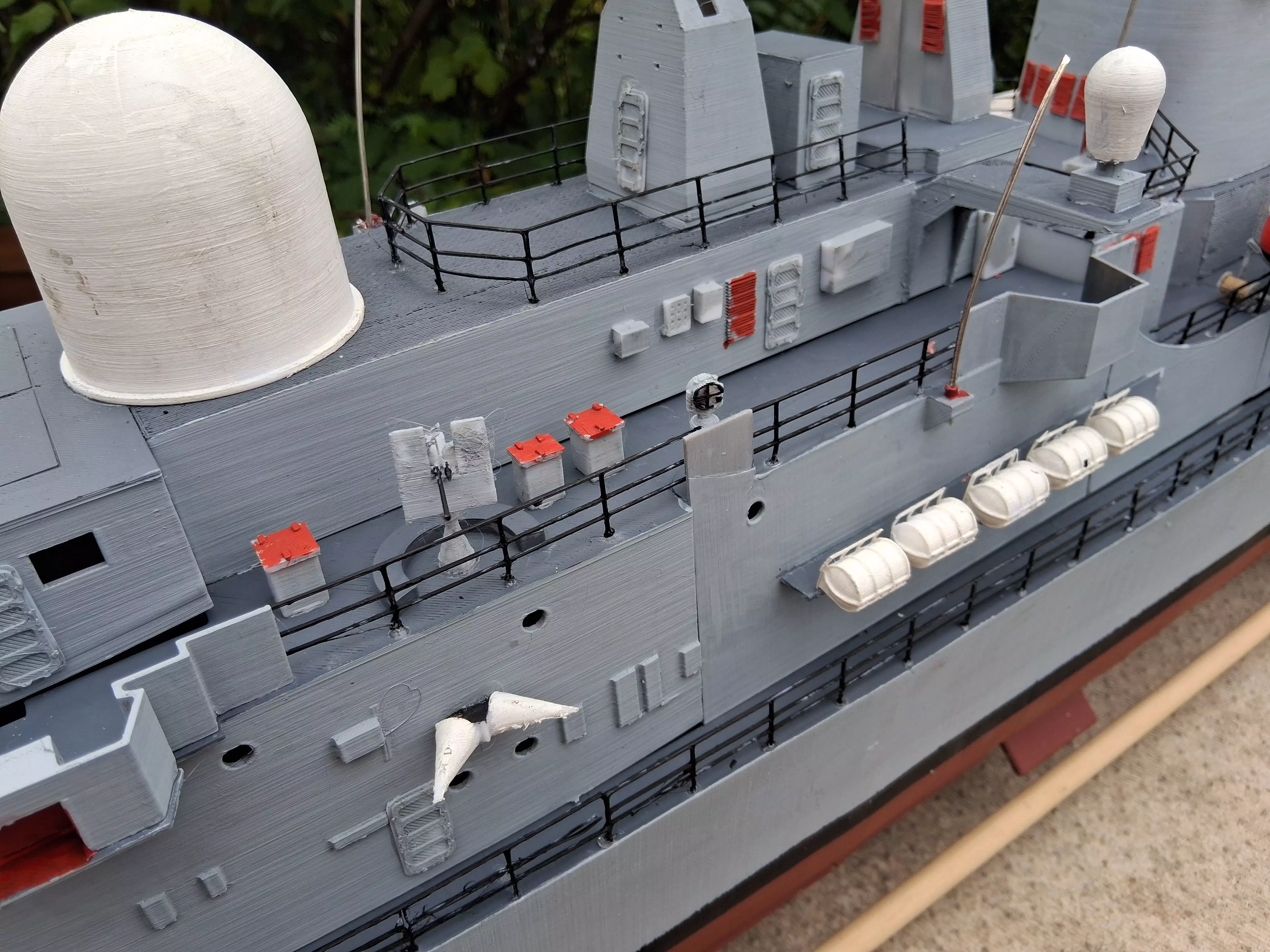HMS Sheffield Type 42 destroyer radio controlled model 3D print model_8