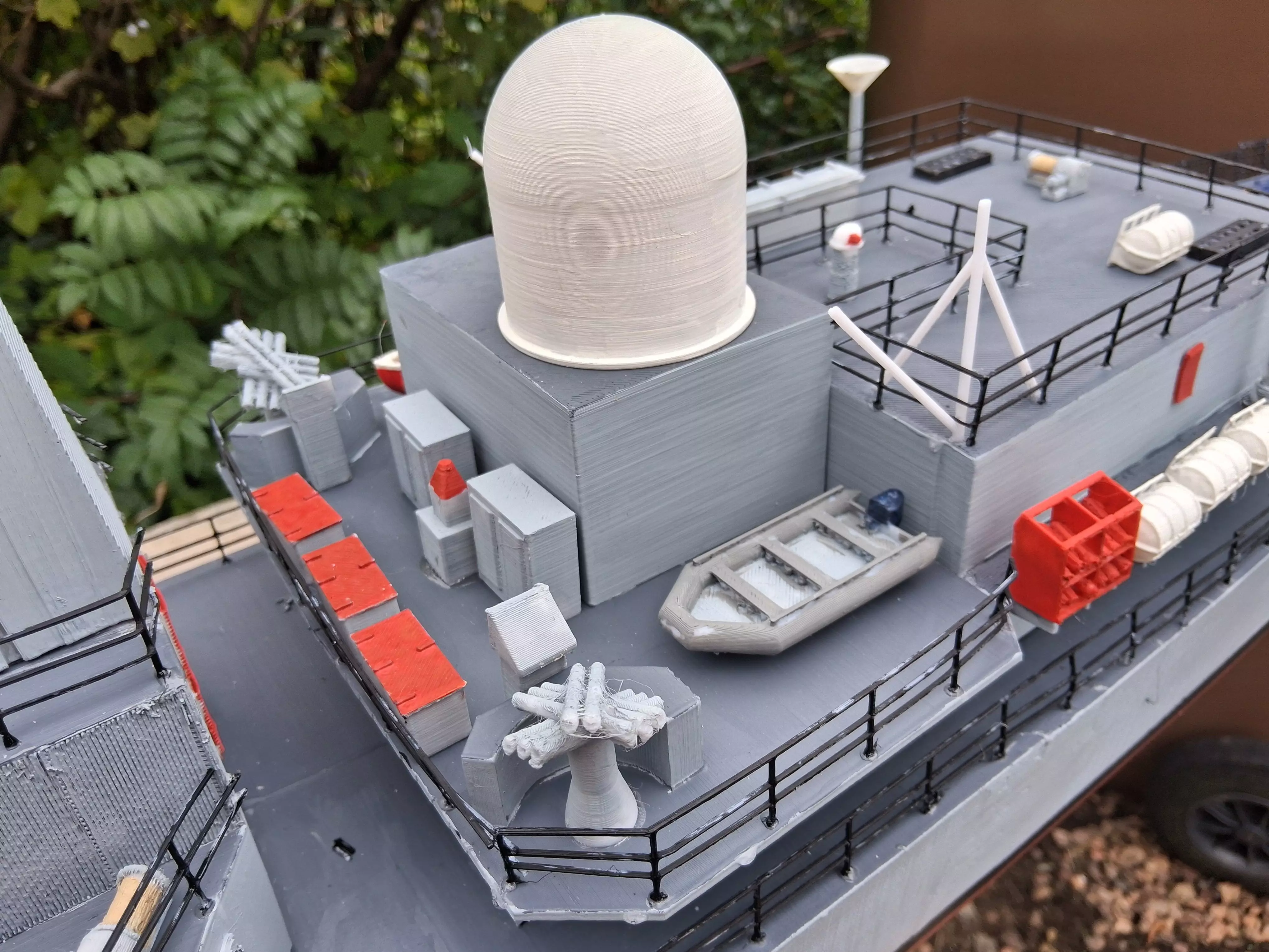 HMS Sheffield Type 42 destroyer radio controlled model 3D print model_10