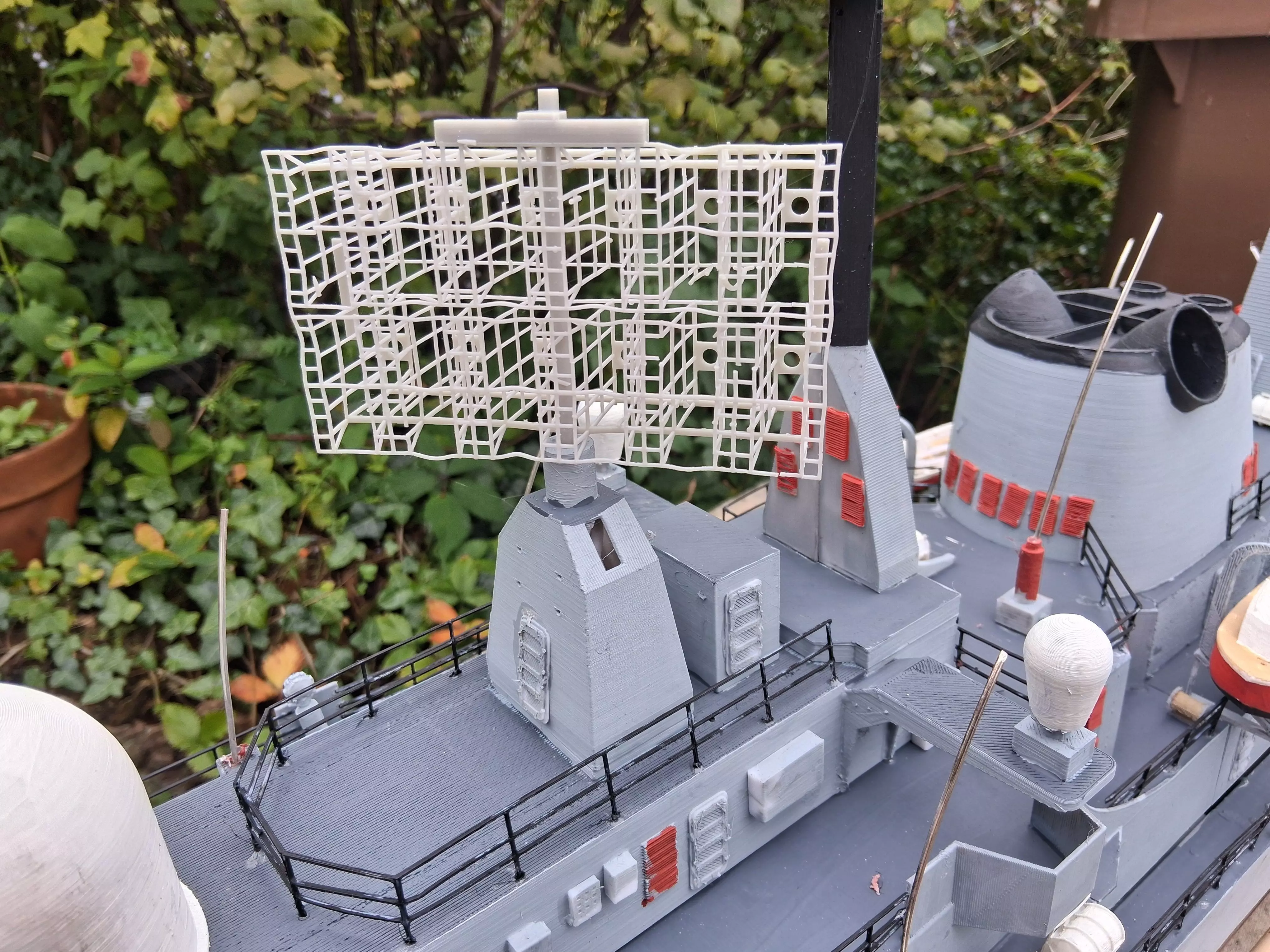 HMS Sheffield Type 42 destroyer radio controlled model 3D print model_9