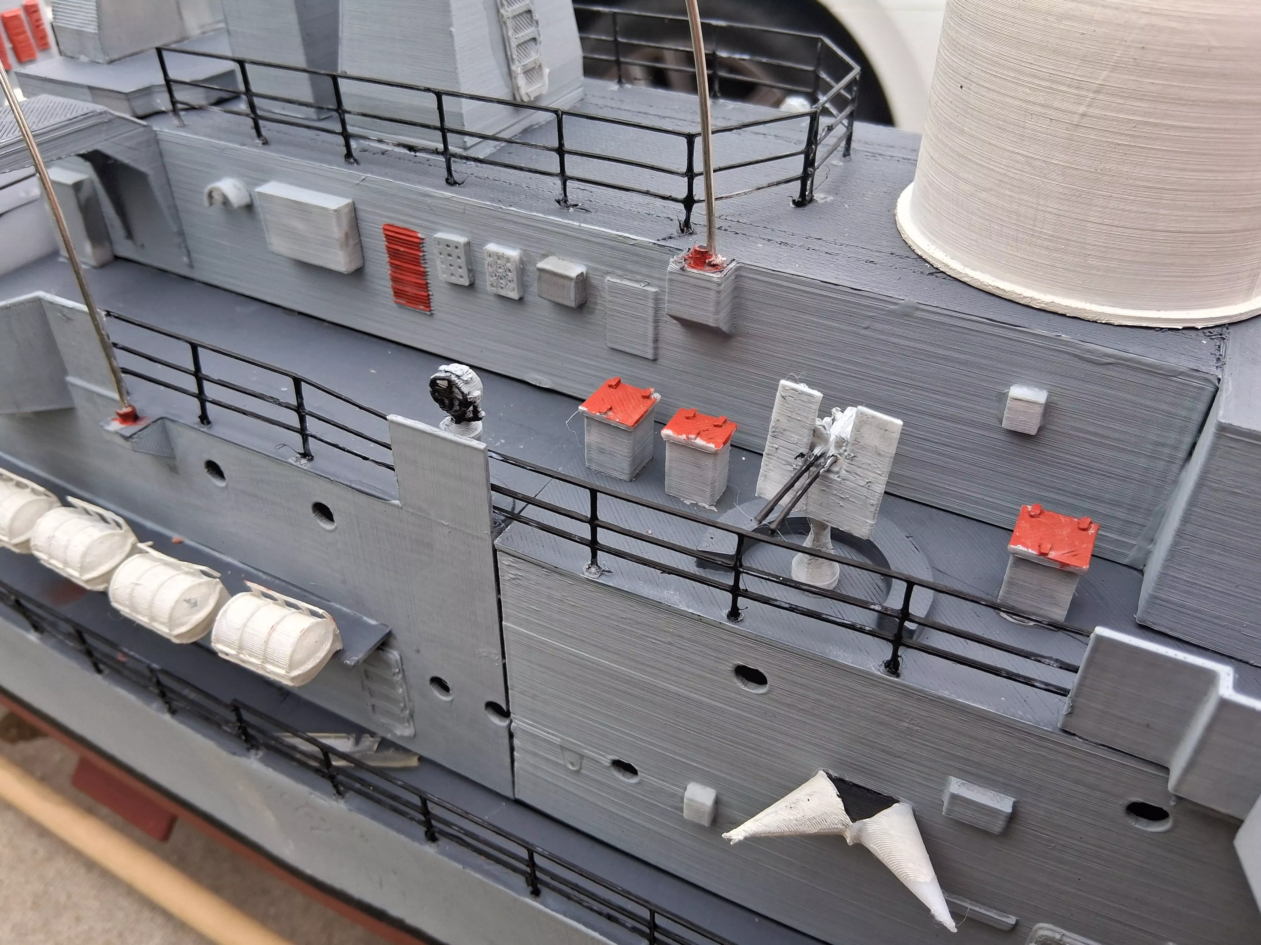 HMS Sheffield Type 42 destroyer radio controlled model 3D print model_11