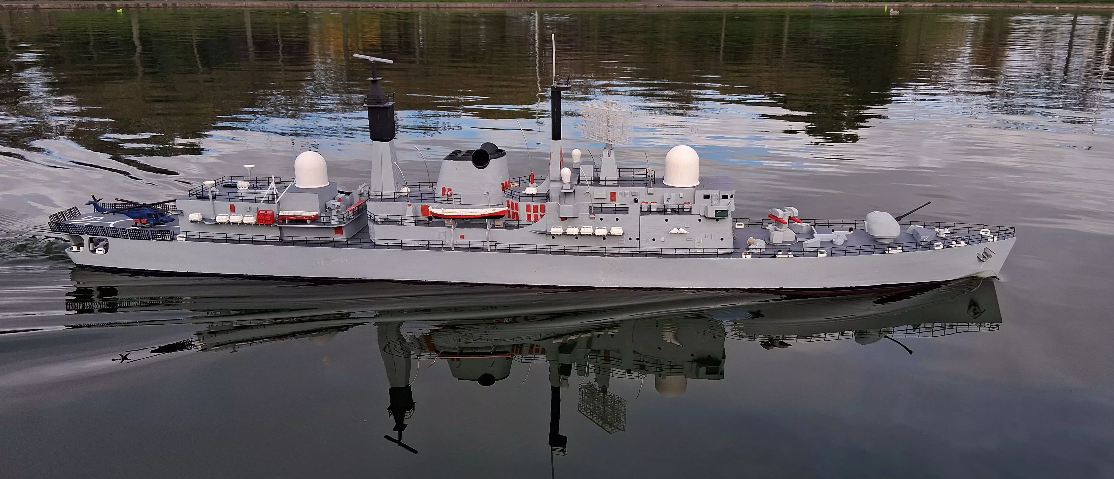 HMS Sheffield Type 42 destroyer radio controlled model 3D print model_2