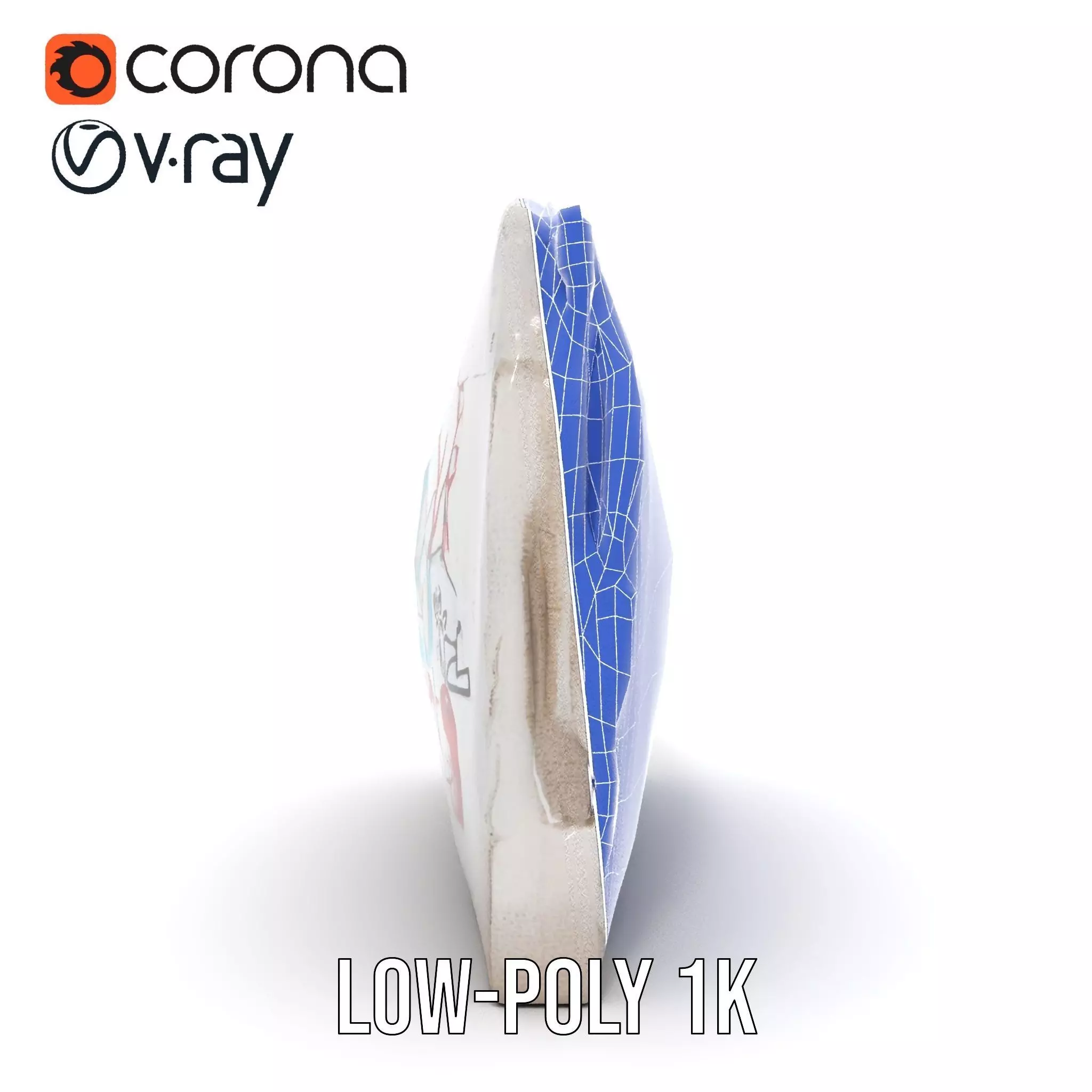 Urban Graffiti Wall model pack Low-poly 3D model_28