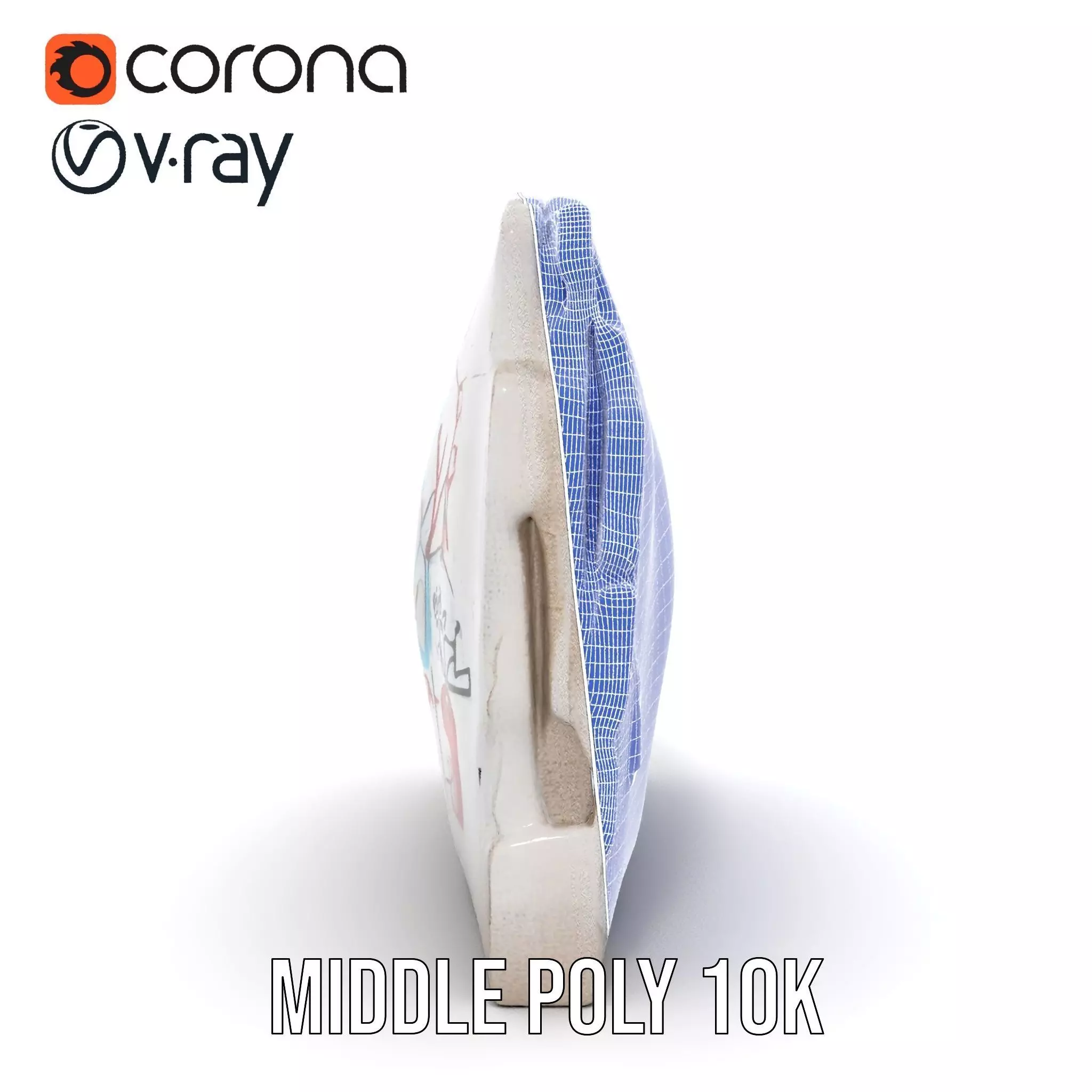 Urban Graffiti Wall model pack Low-poly 3D model_30