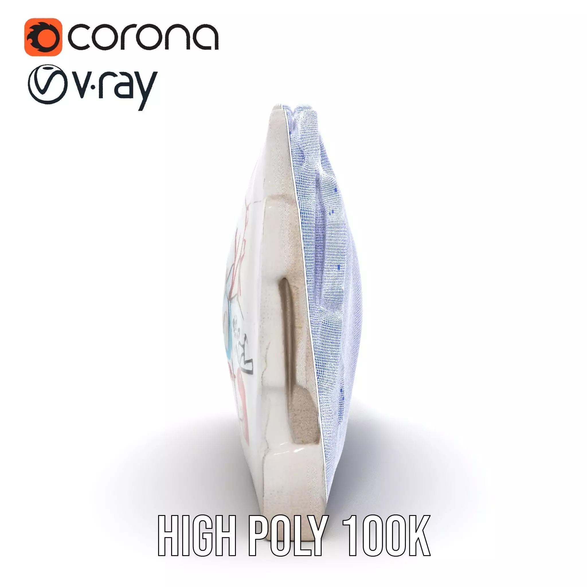 Urban Graffiti Wall model pack Low-poly 3D model_33