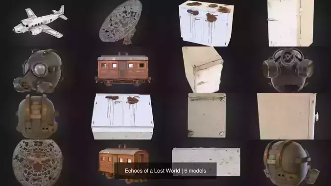 Echoes of a Lost World 3D Model Collection