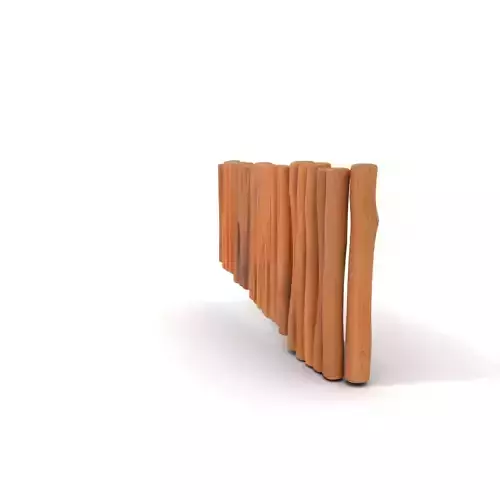 Rustic Wooden Fence model pack