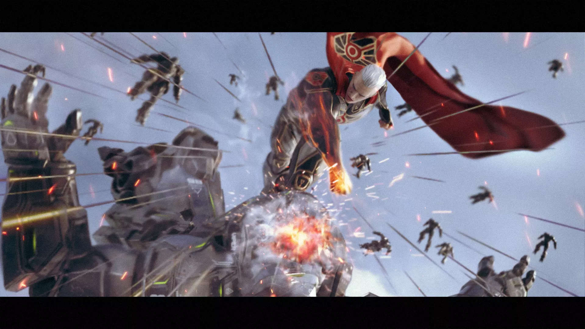 Male Superhero Game Character - Ironsun Low-poly 3D model_4