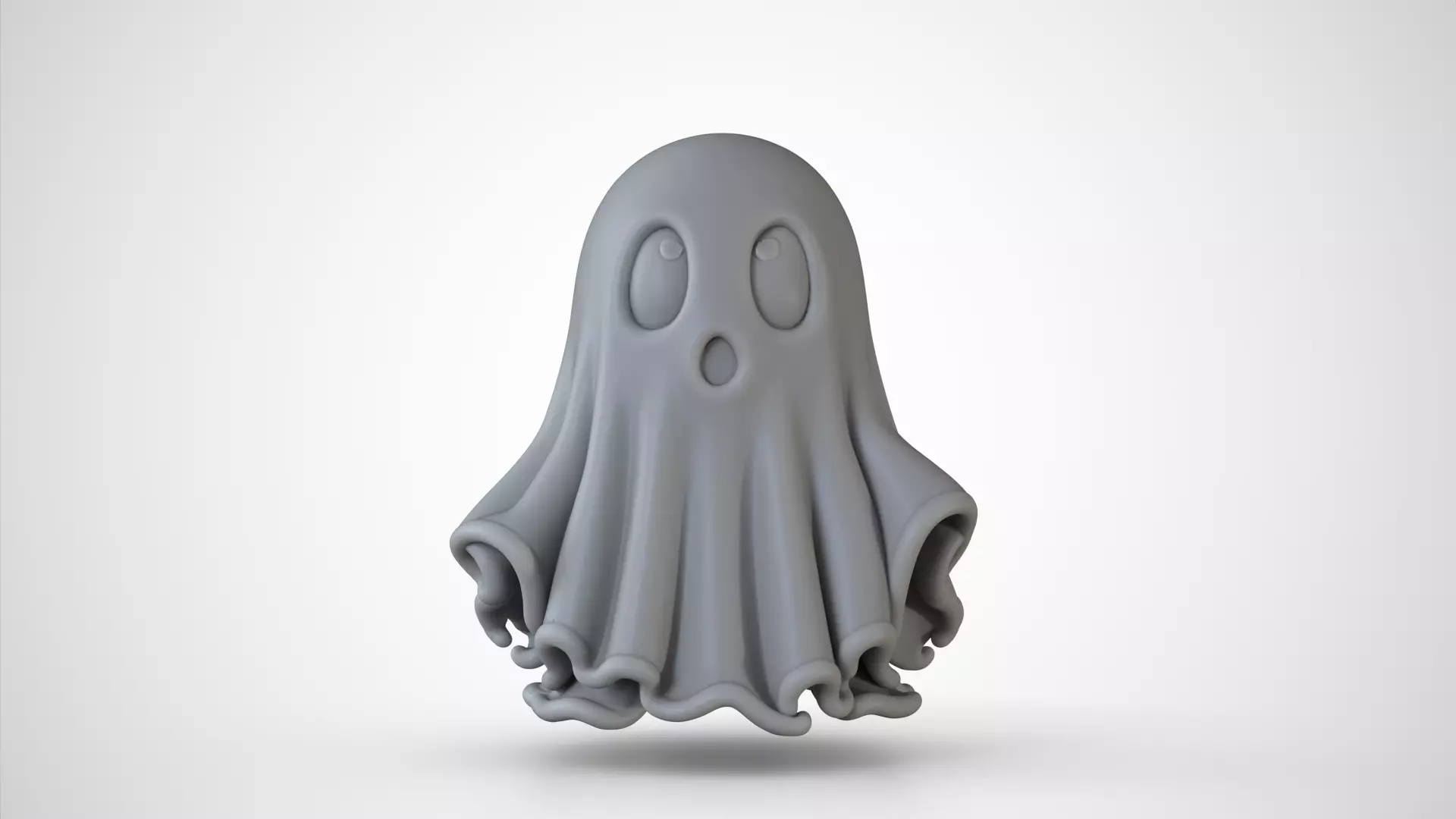 Ghost Halloween Spirit Model 3D print model_8