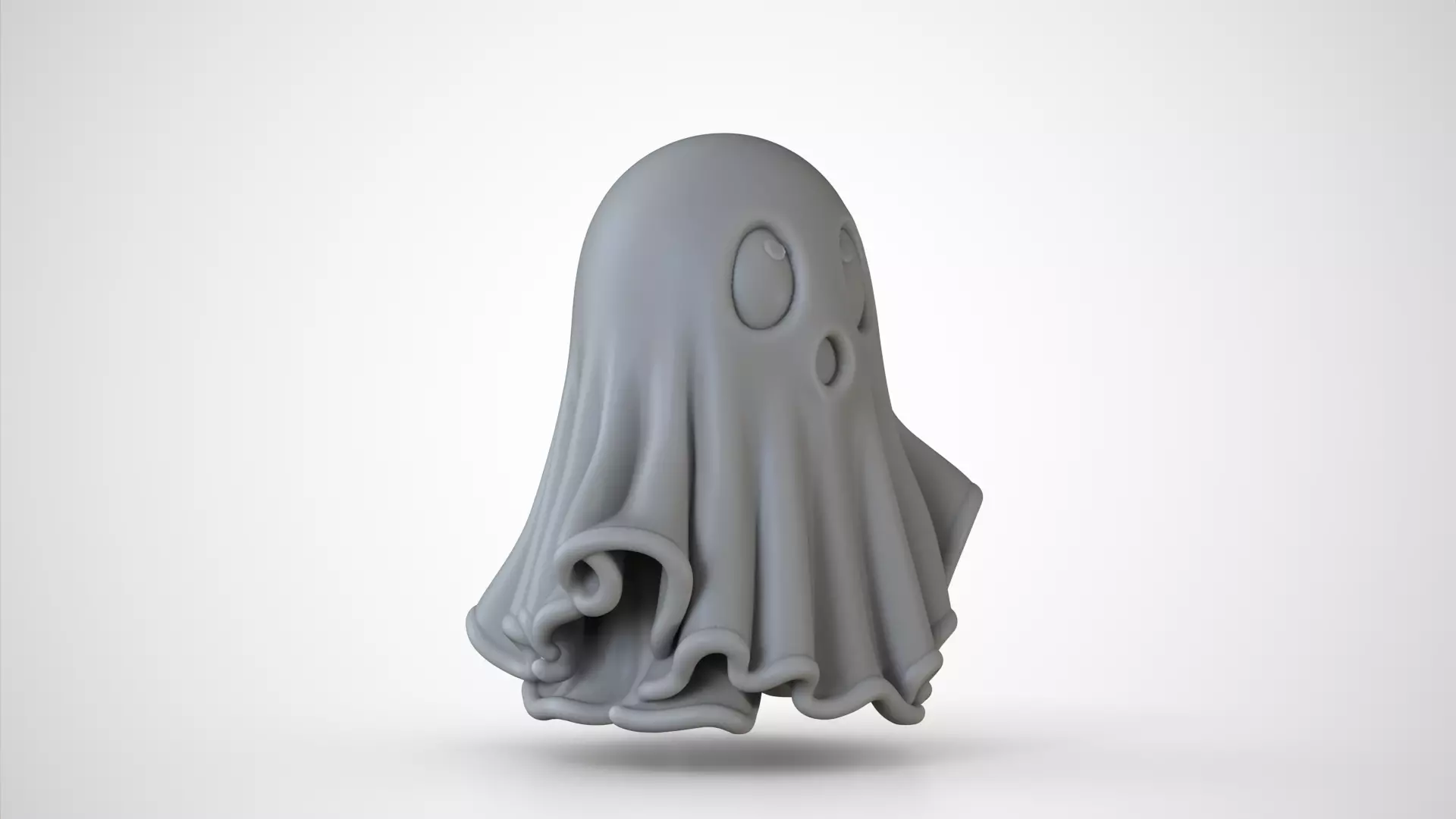 Ghost Halloween Spirit Model 3D print model_9