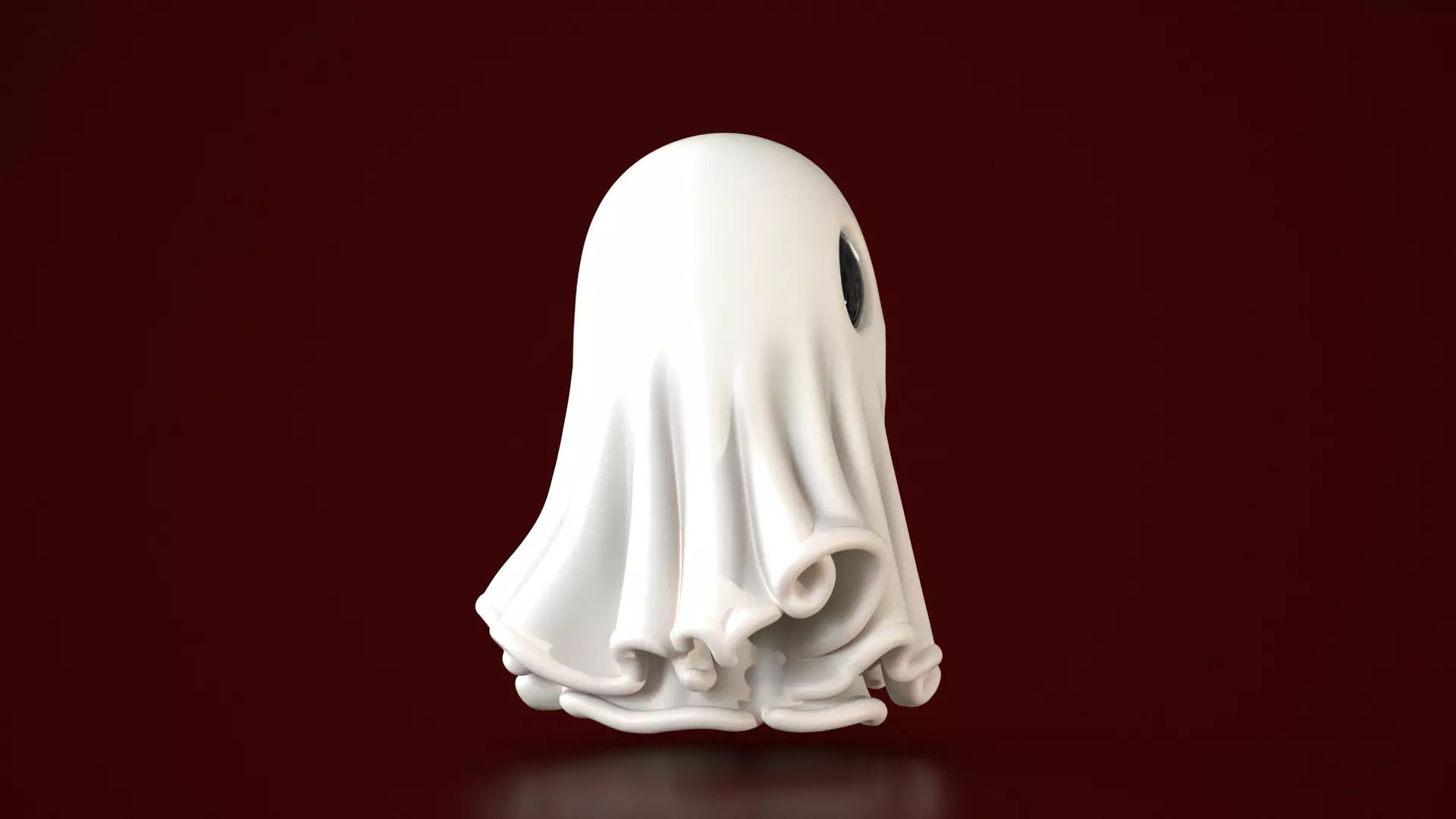 Ghost Halloween Spirit Model 3D print model_2