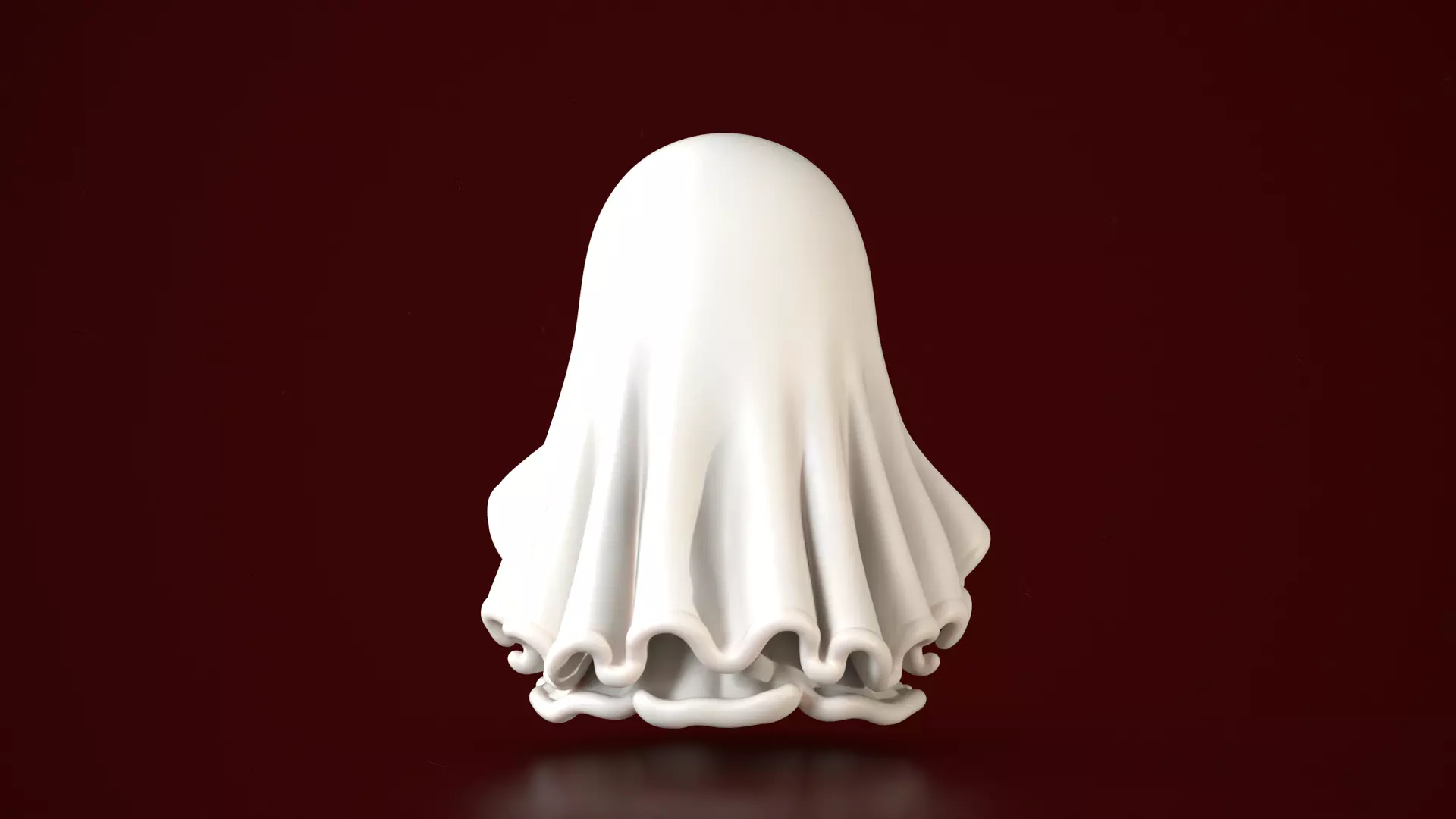 Ghost Halloween Spirit Model 3D print model_4