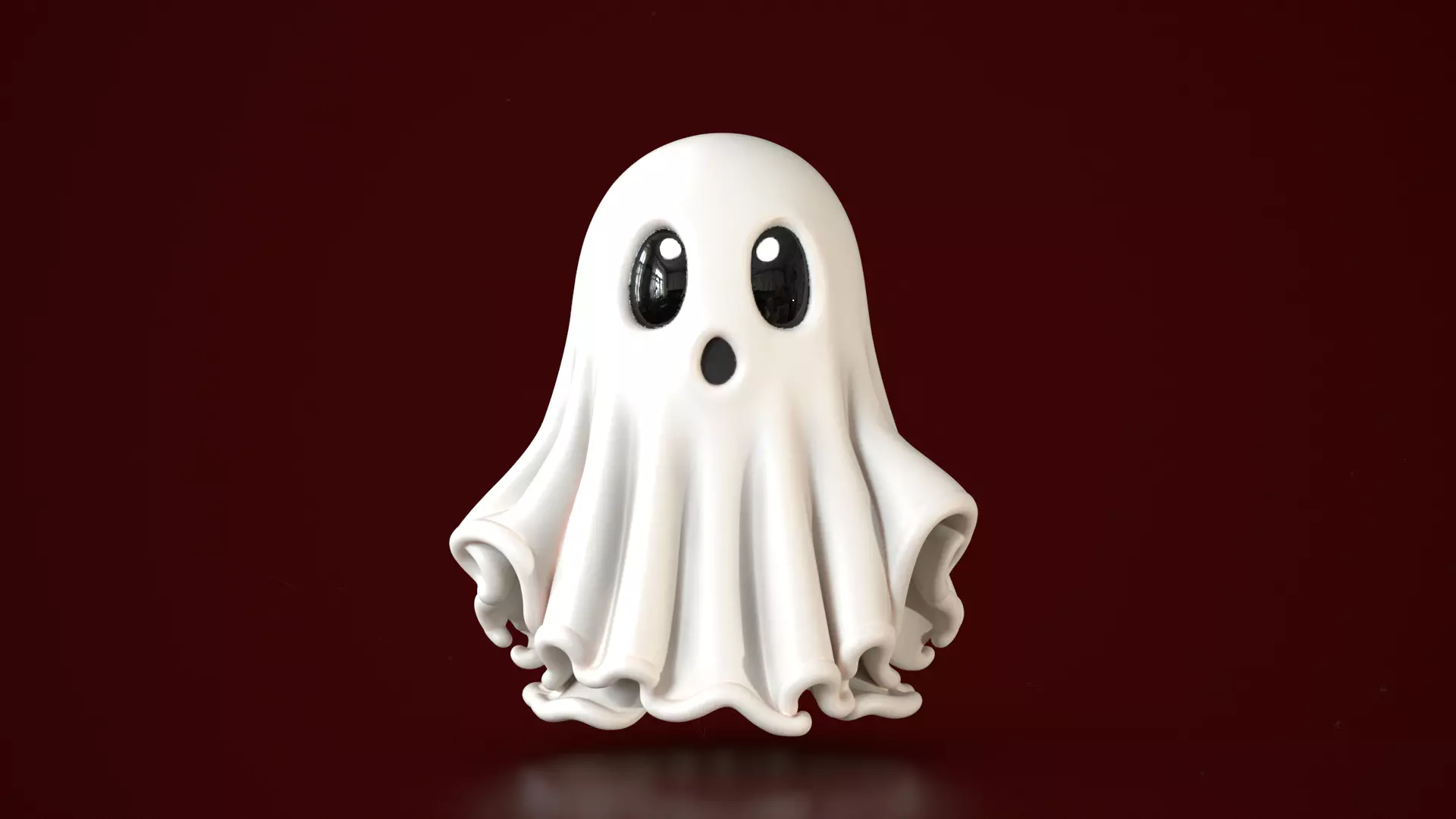 Ghost Halloween Spirit Model 3D print model_0