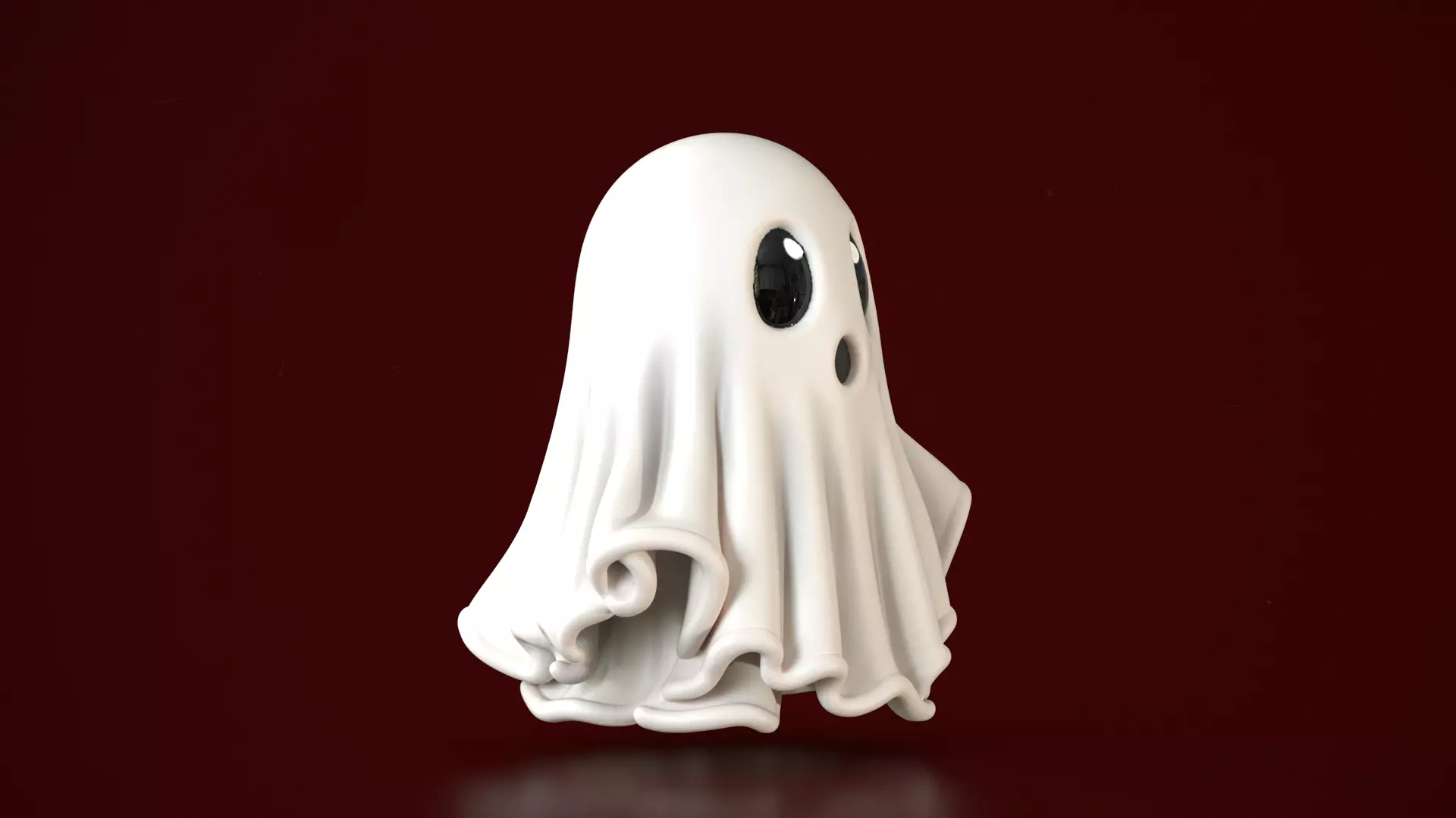 Ghost Halloween Spirit Model 3D print model_1
