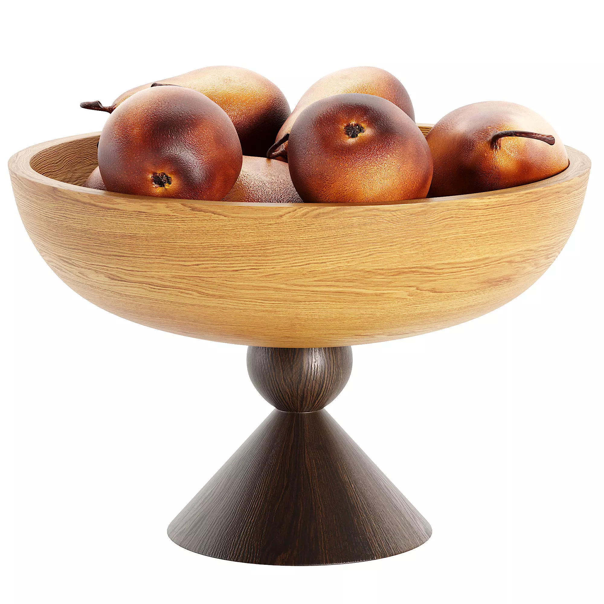 Brown Pear 3D model_1