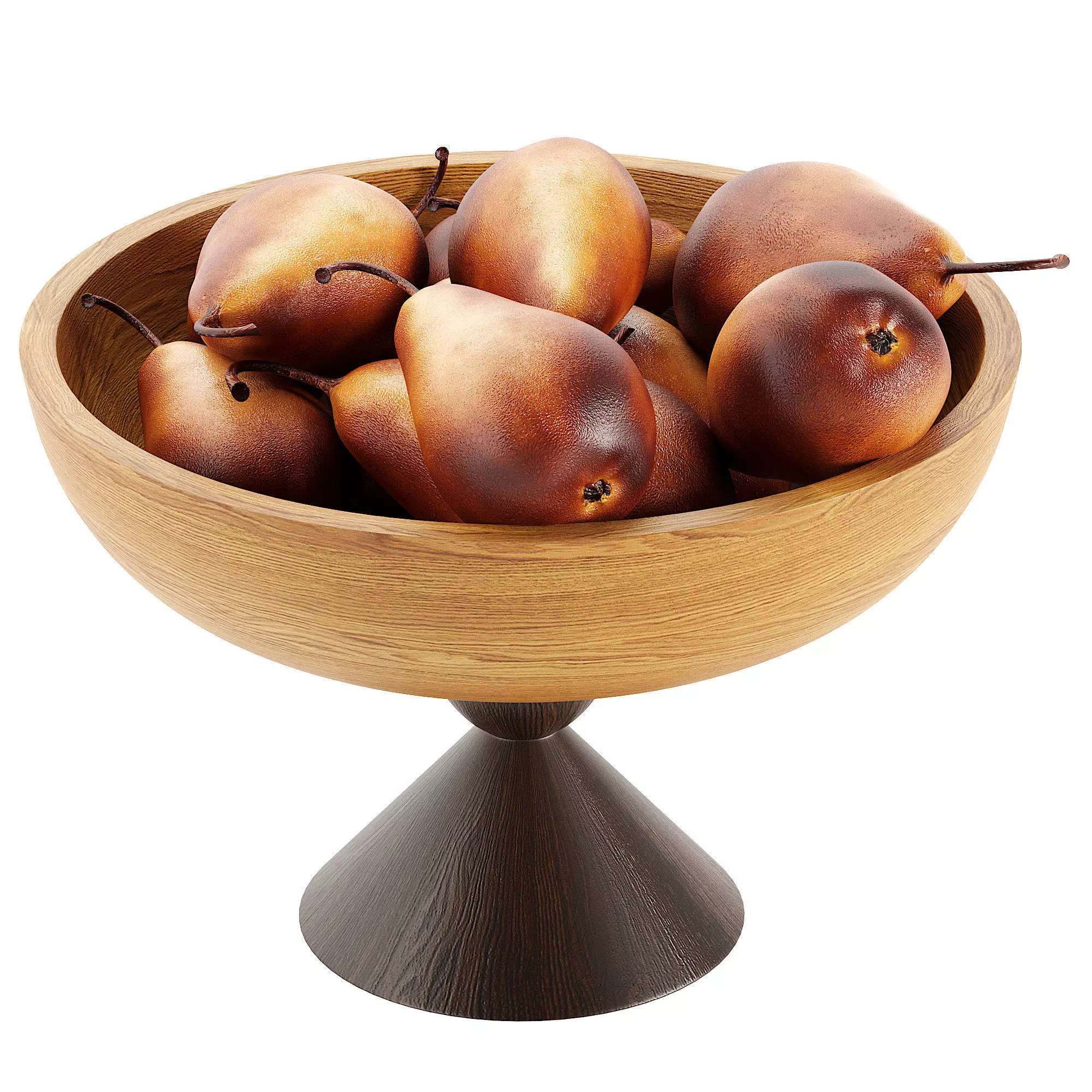 Brown Pear 3D model_0