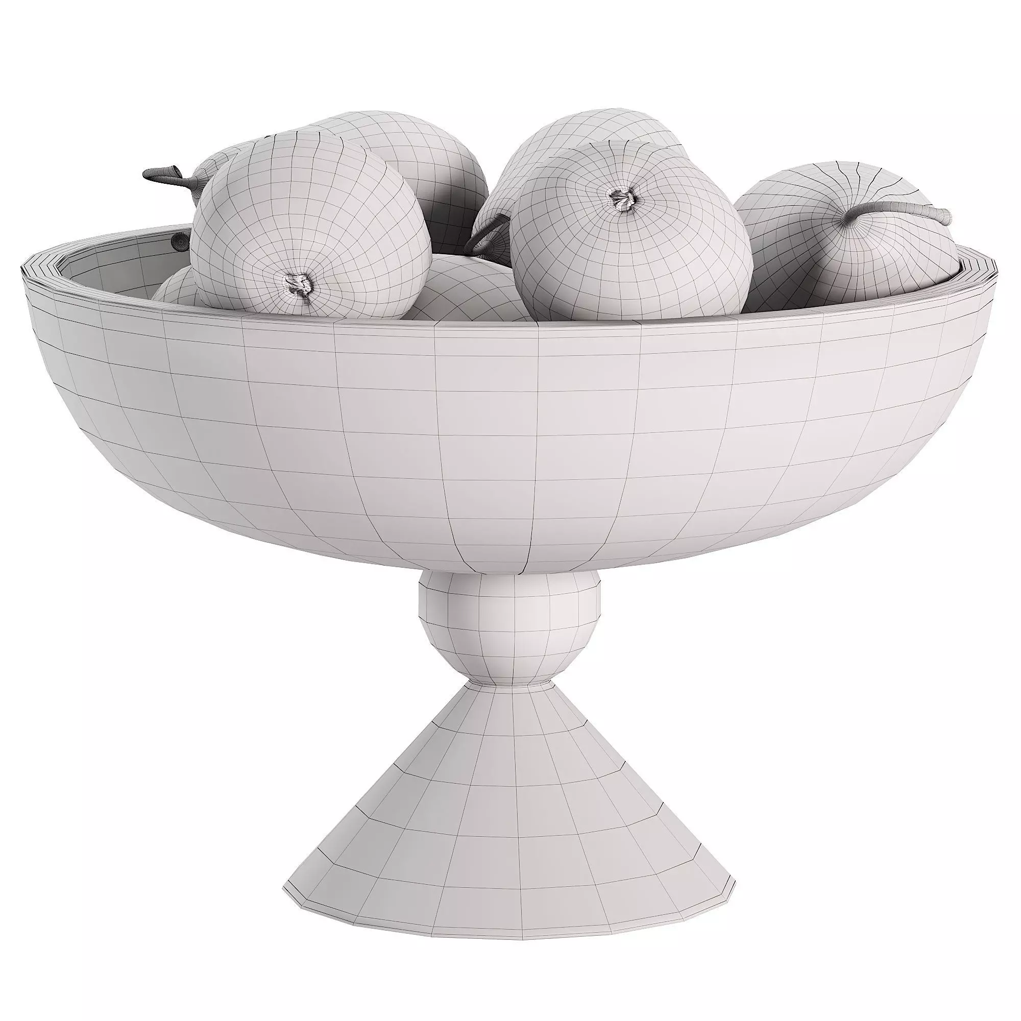 Brown Pear 3D model_4