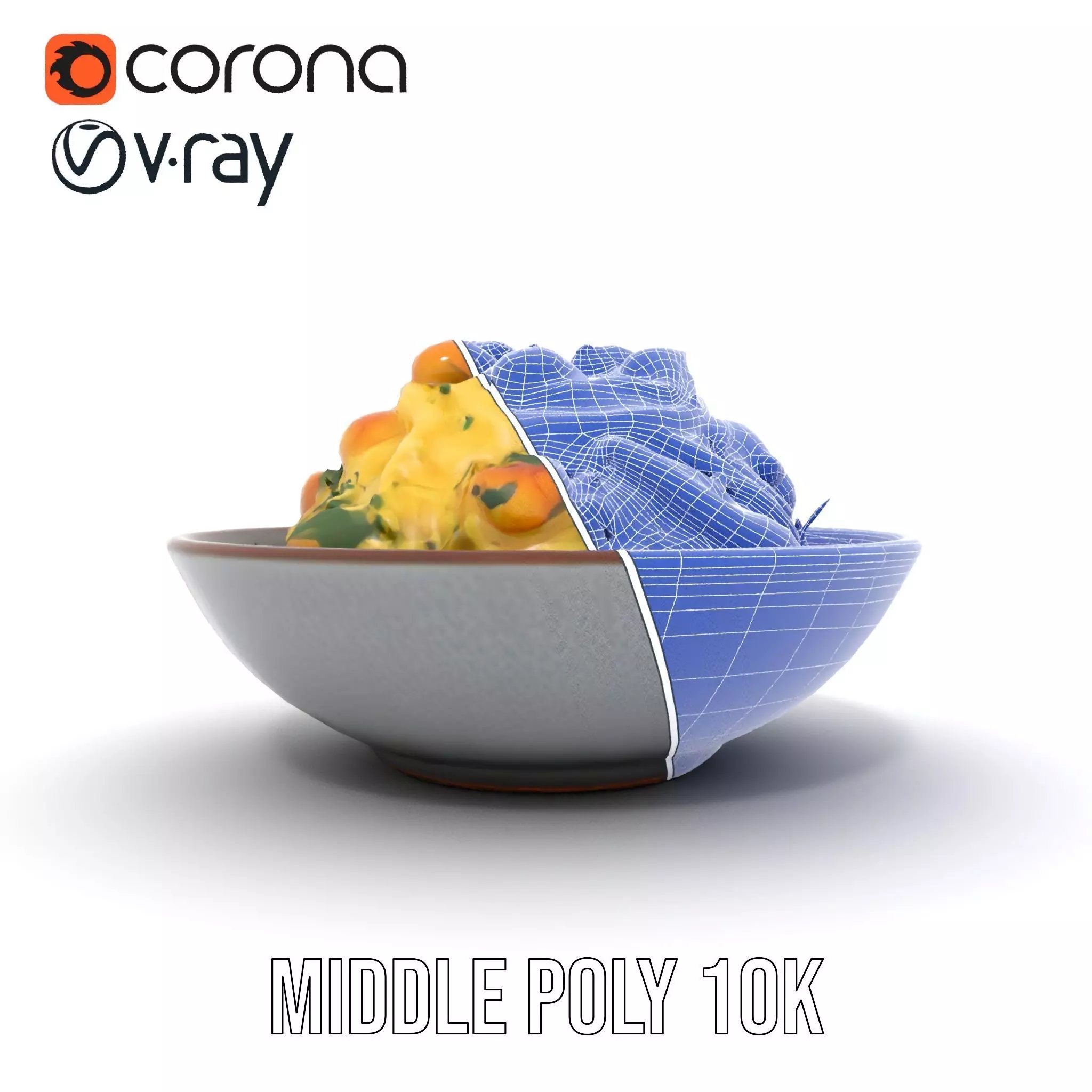 Authentic Spaghetti Dish model pack Low-poly 3D model_24