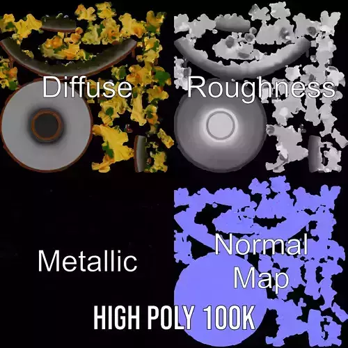 Authentic Spaghetti Dish model pack Low-poly 3D model 3