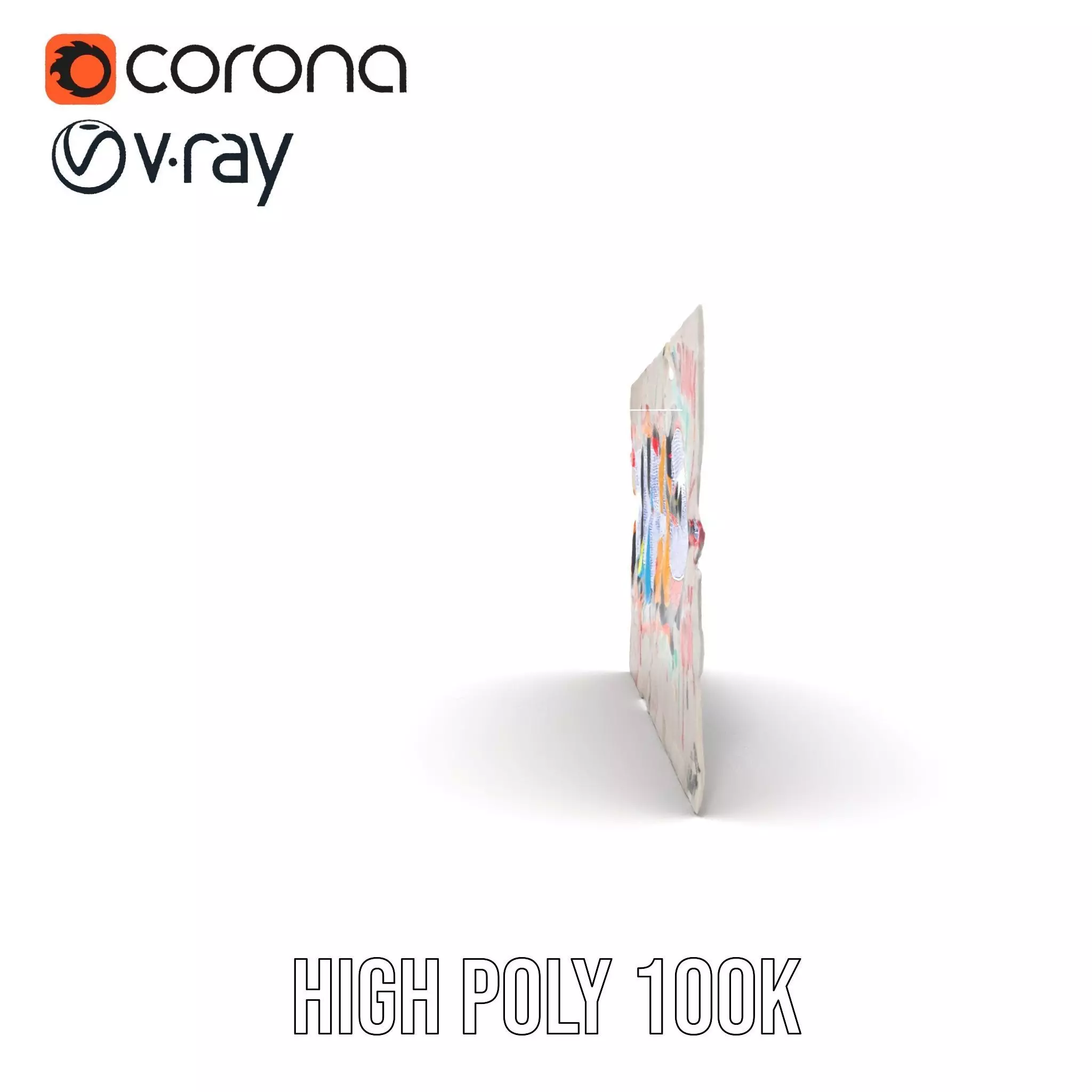 Vibrant Graffiti Wall model pack Low-poly 3D model_34