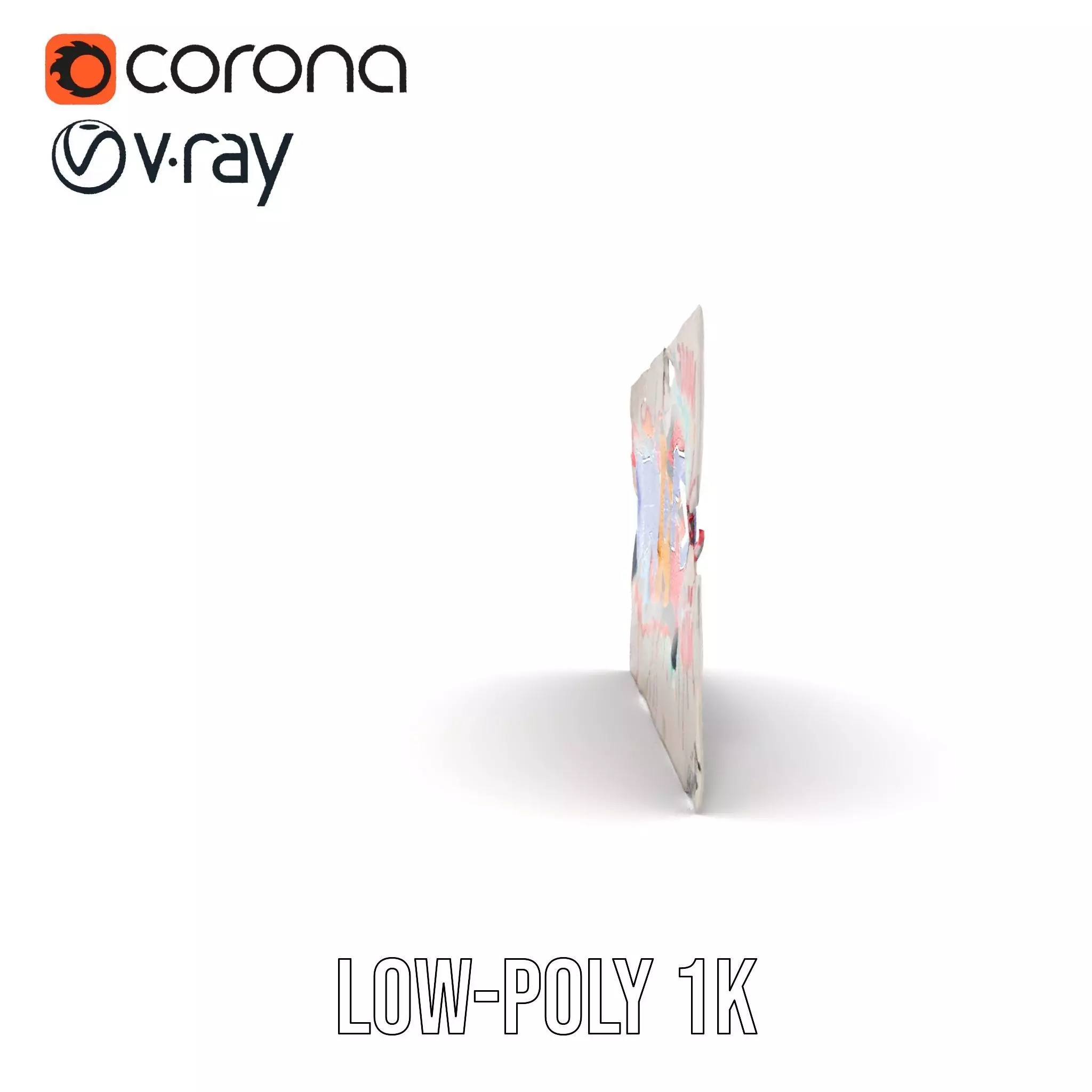 Vibrant Graffiti Wall model pack Low-poly 3D model_23