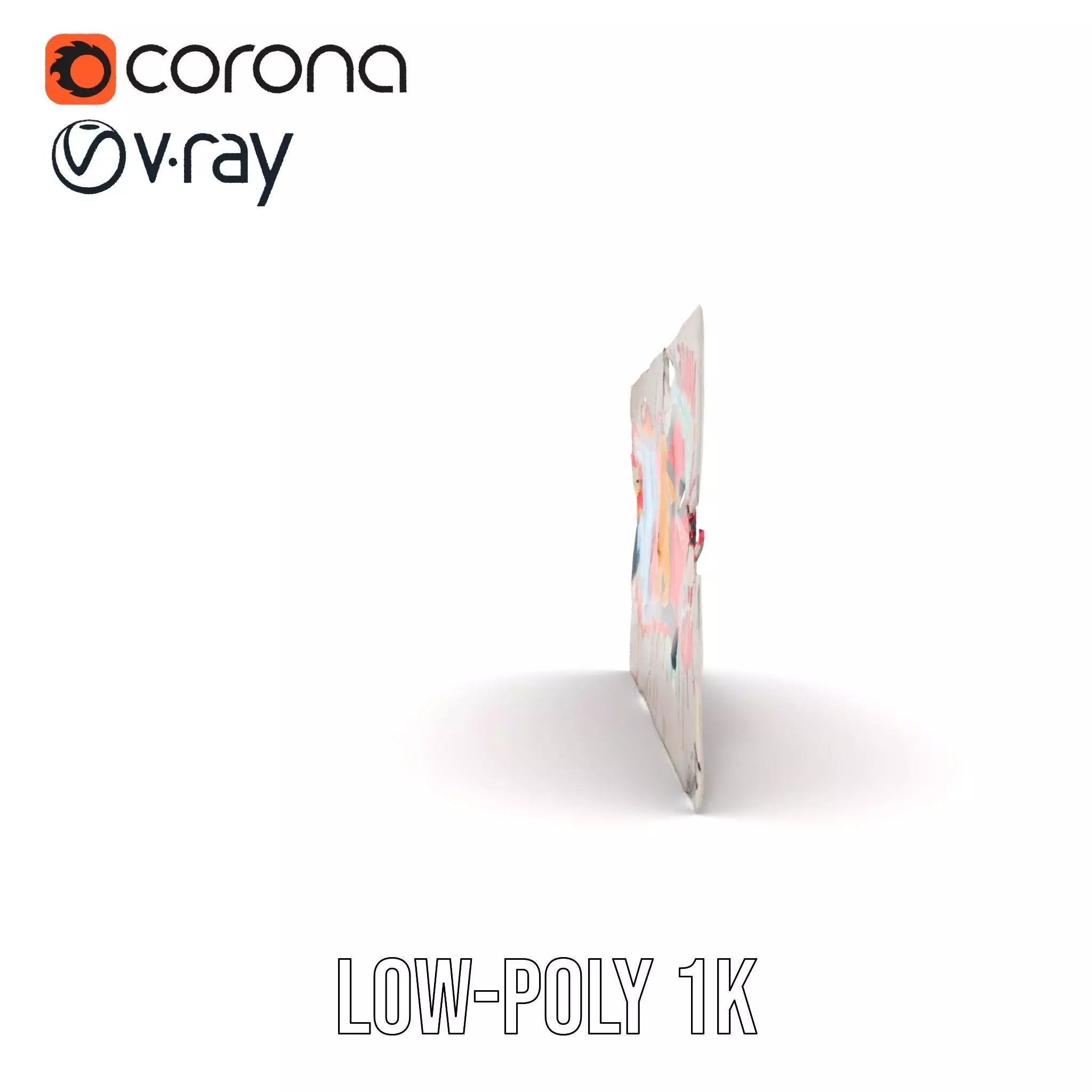 Vibrant Graffiti Wall model pack Low-poly 3D model_20