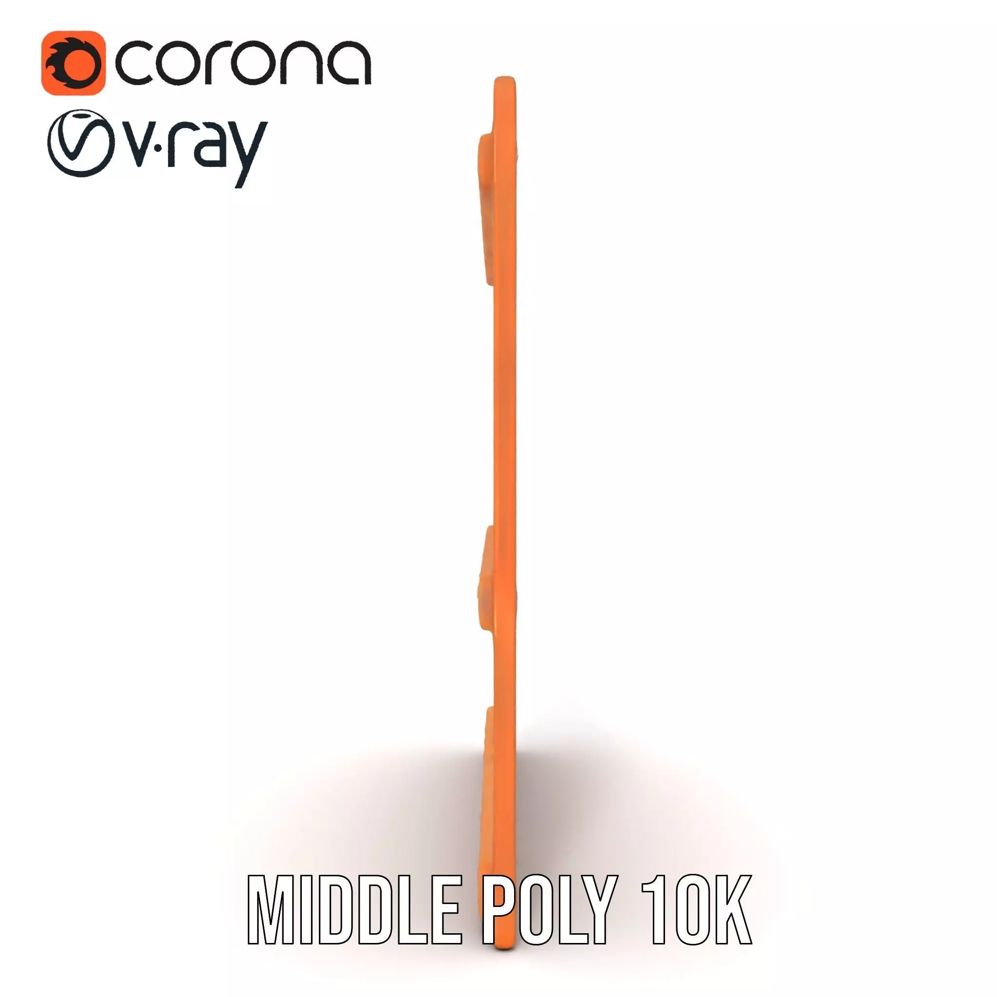 Classic Wooden Fence model pack Low-poly 3D model_14