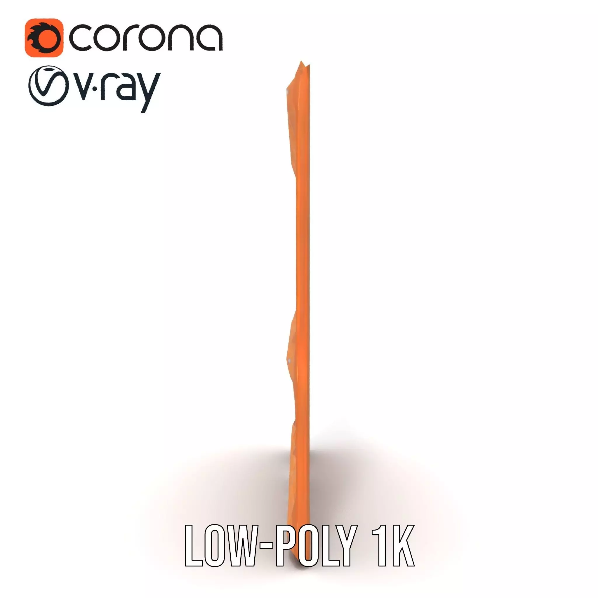 Classic Wooden Fence model pack Low-poly 3D model_29