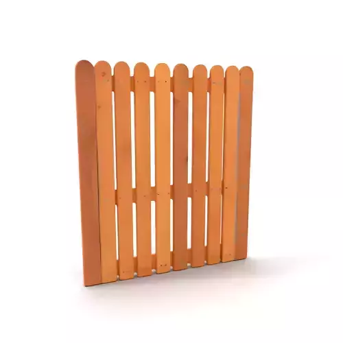 Classic Wooden Fence model pack Low-poly 3D model Classic Wooden Fence model pack Low-poly 3D model