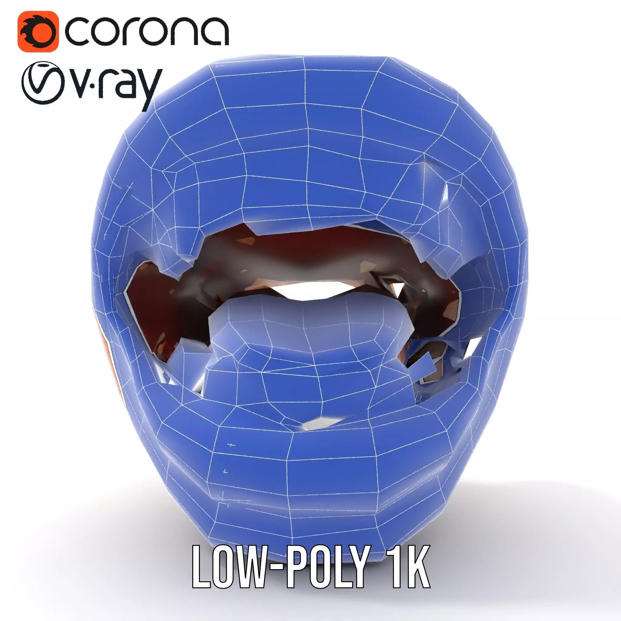 Realistic Open Mouth model pack Low-poly 3D model_31