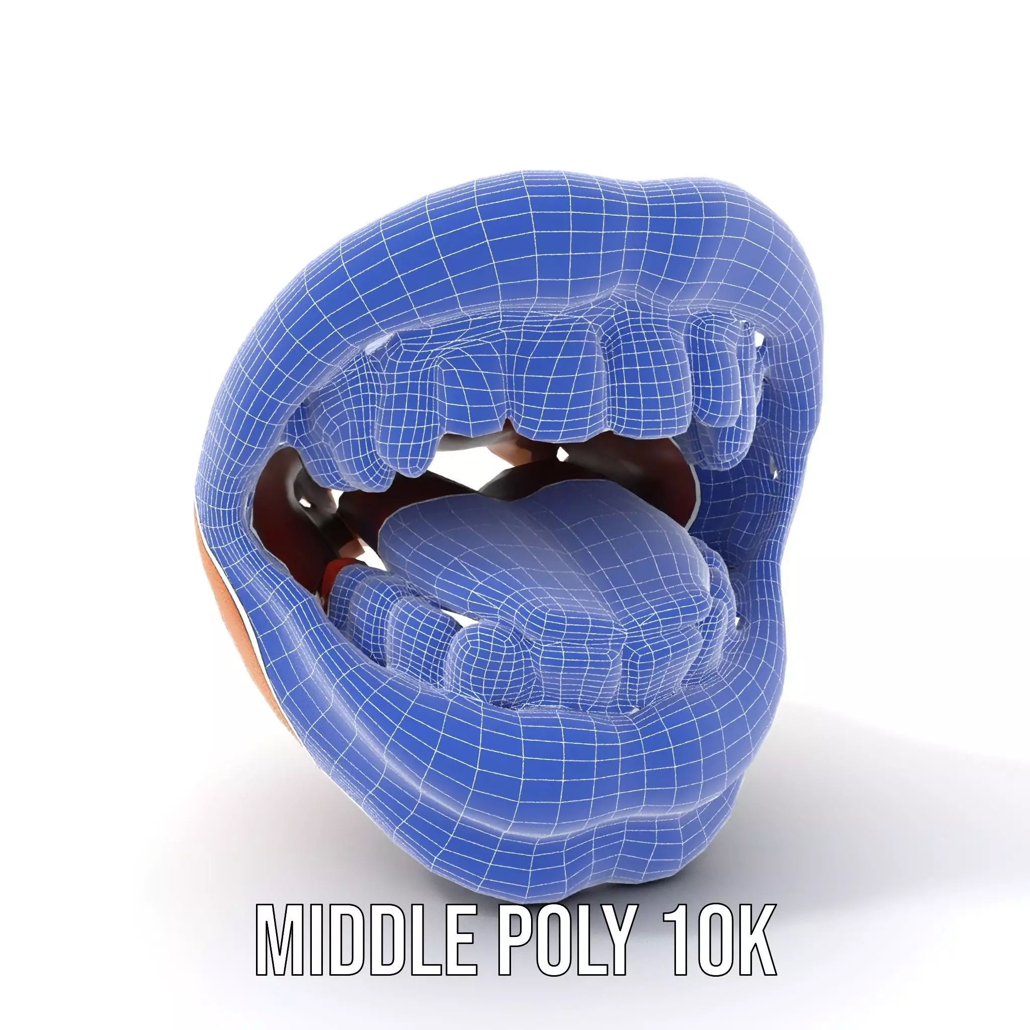 Realistic Open Mouth model pack Low-poly 3D model_14