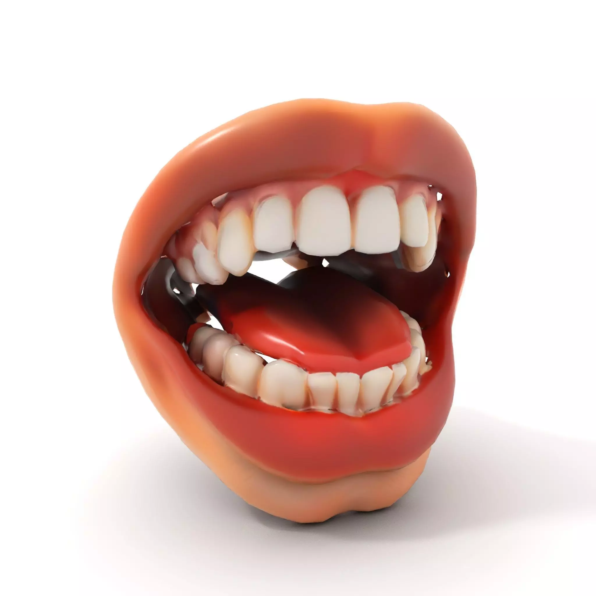 Realistic Open Mouth model pack Low-poly 3D model_7