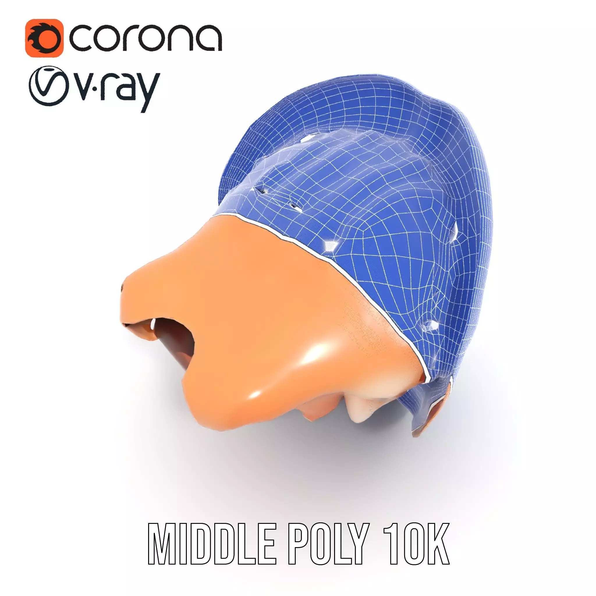 Realistic Open Mouth model pack Low-poly 3D model_25