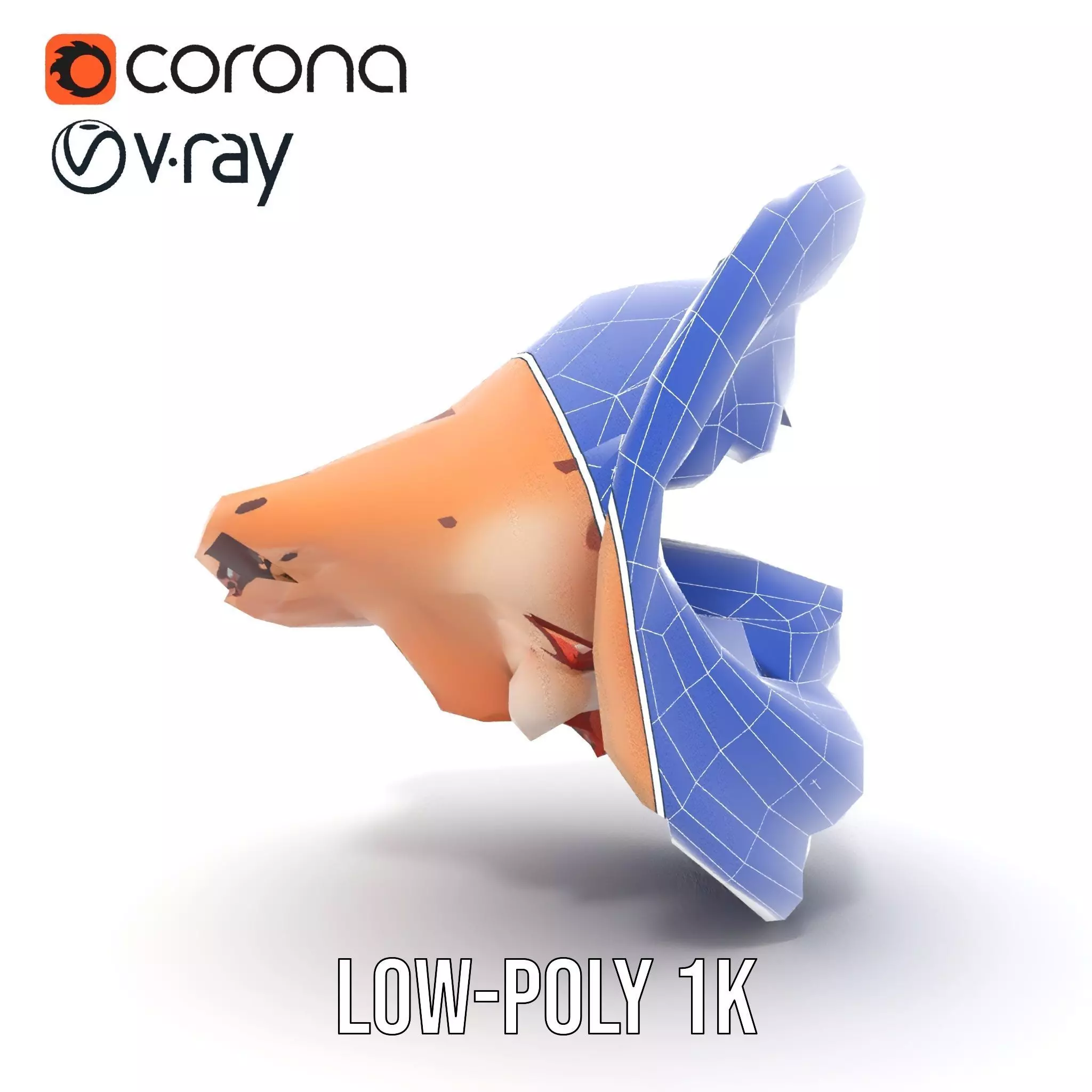 Realistic Open Mouth model pack Low-poly 3D model_17