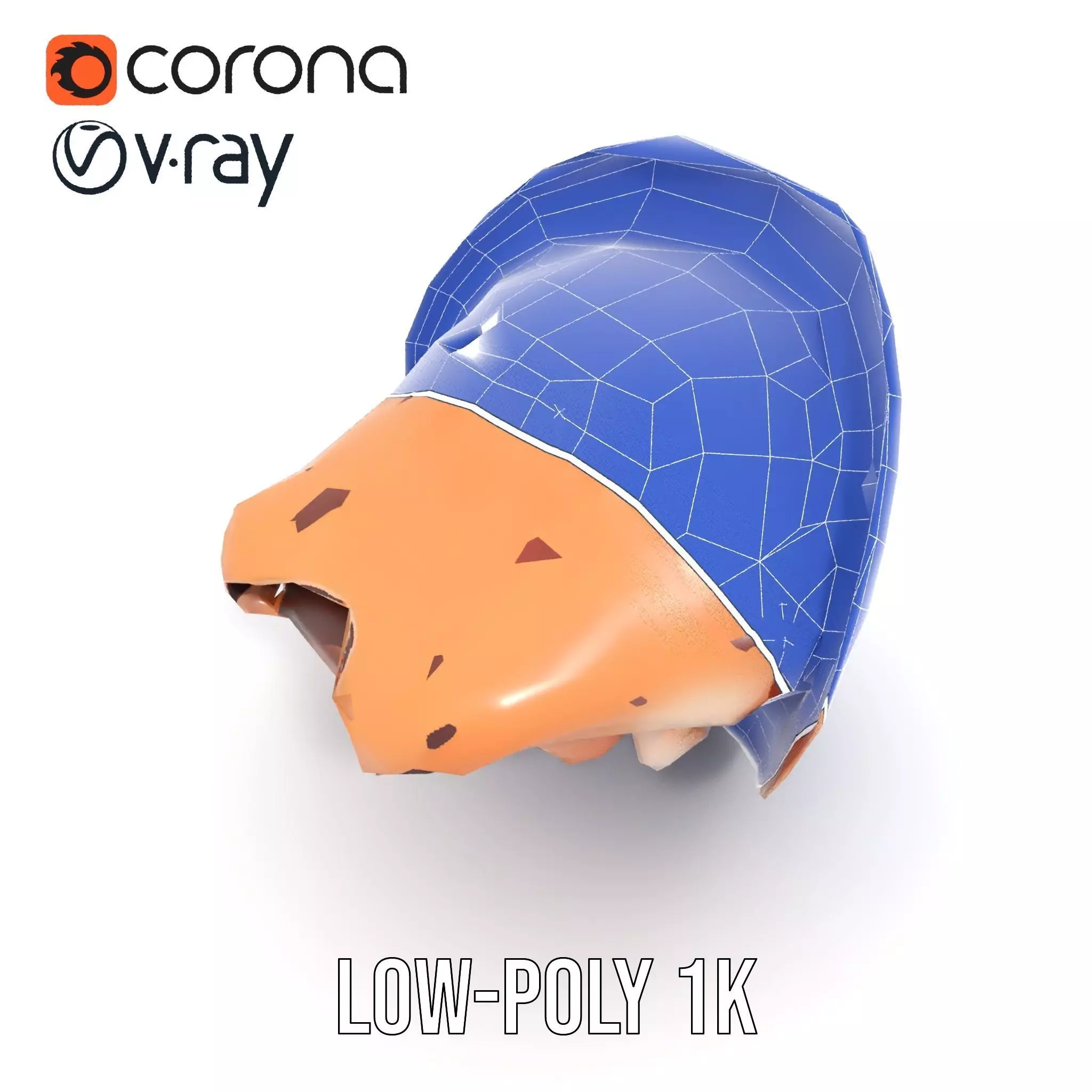 Realistic Open Mouth model pack Low-poly 3D model_15