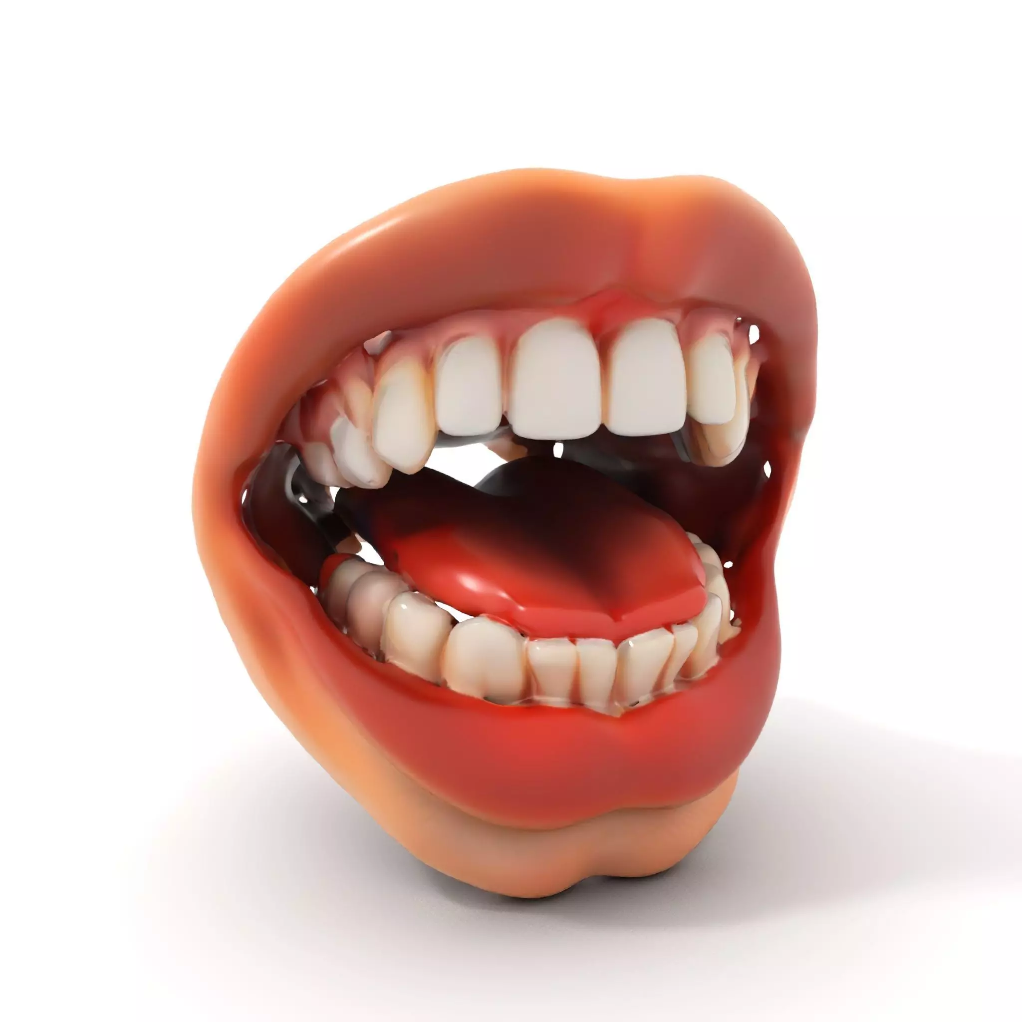 Realistic Open Mouth model pack Low-poly 3D model_0
