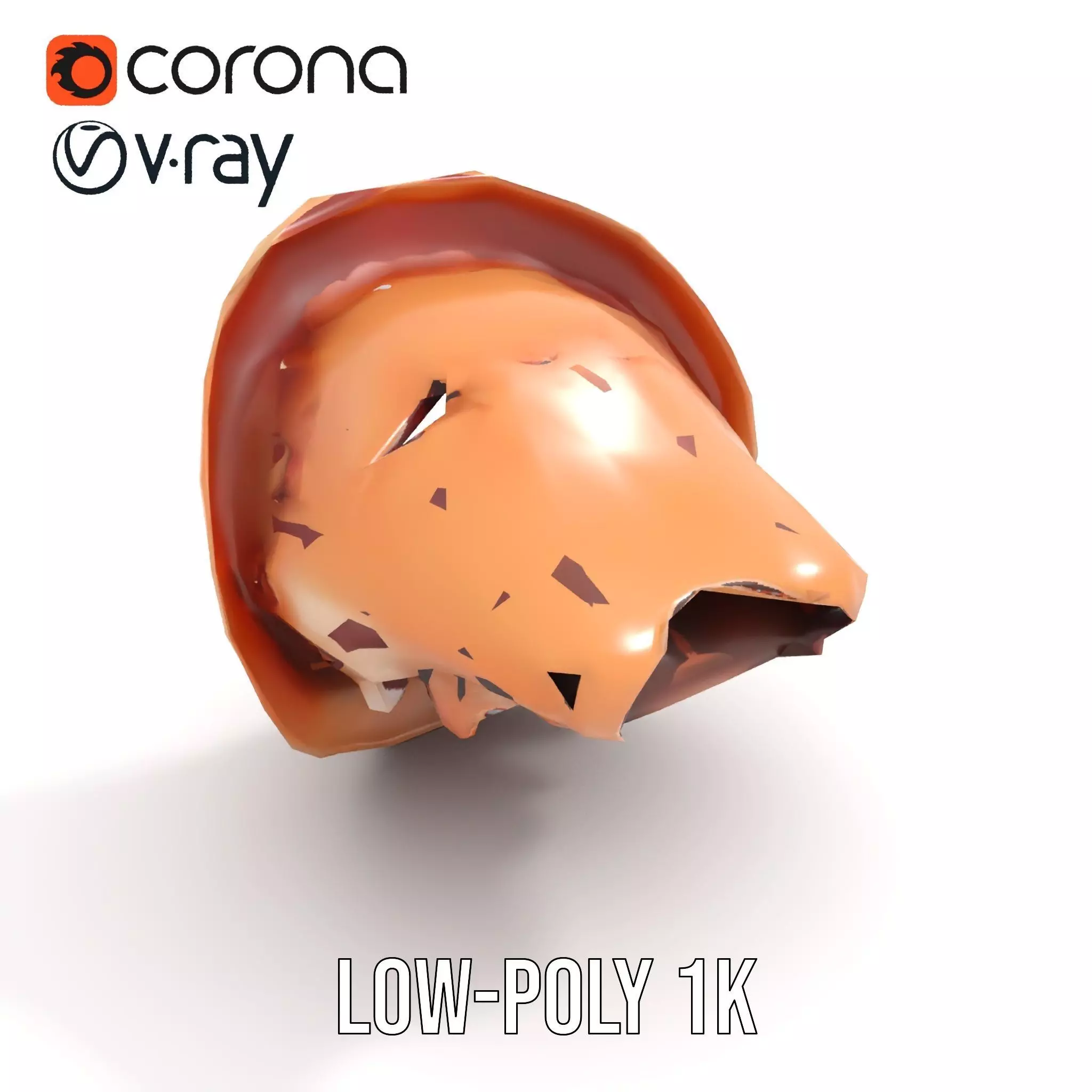 Realistic Open Mouth model pack Low-poly 3D model_10