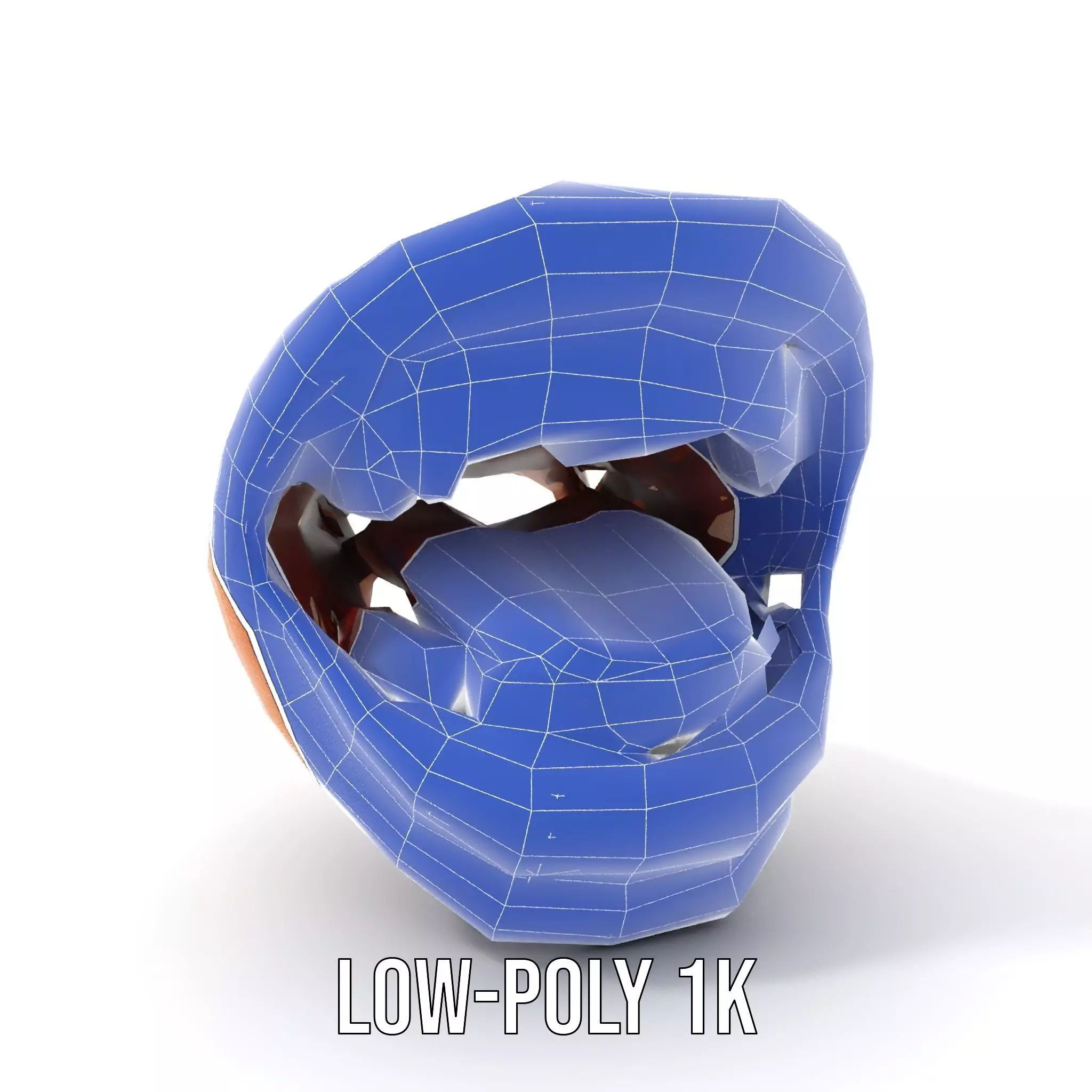 Realistic Open Mouth model pack Low-poly 3D model_13
