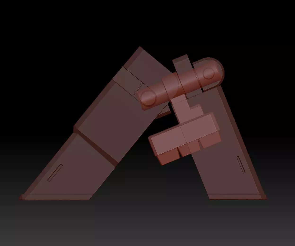 Macross VF-1J Valkyrie Battloid 3D print model_37