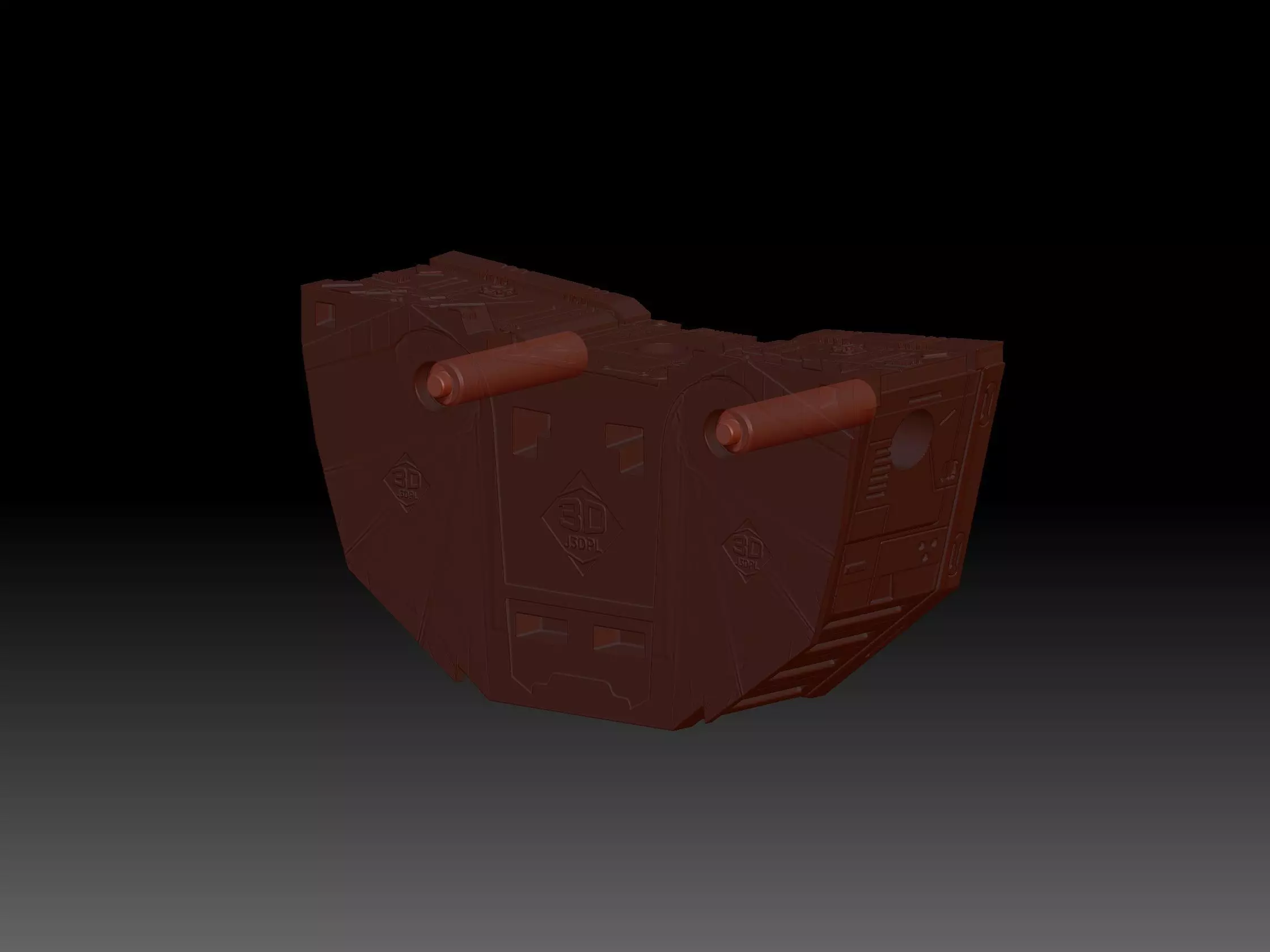 Macross VF-1J Valkyrie Battloid 3D print model_32