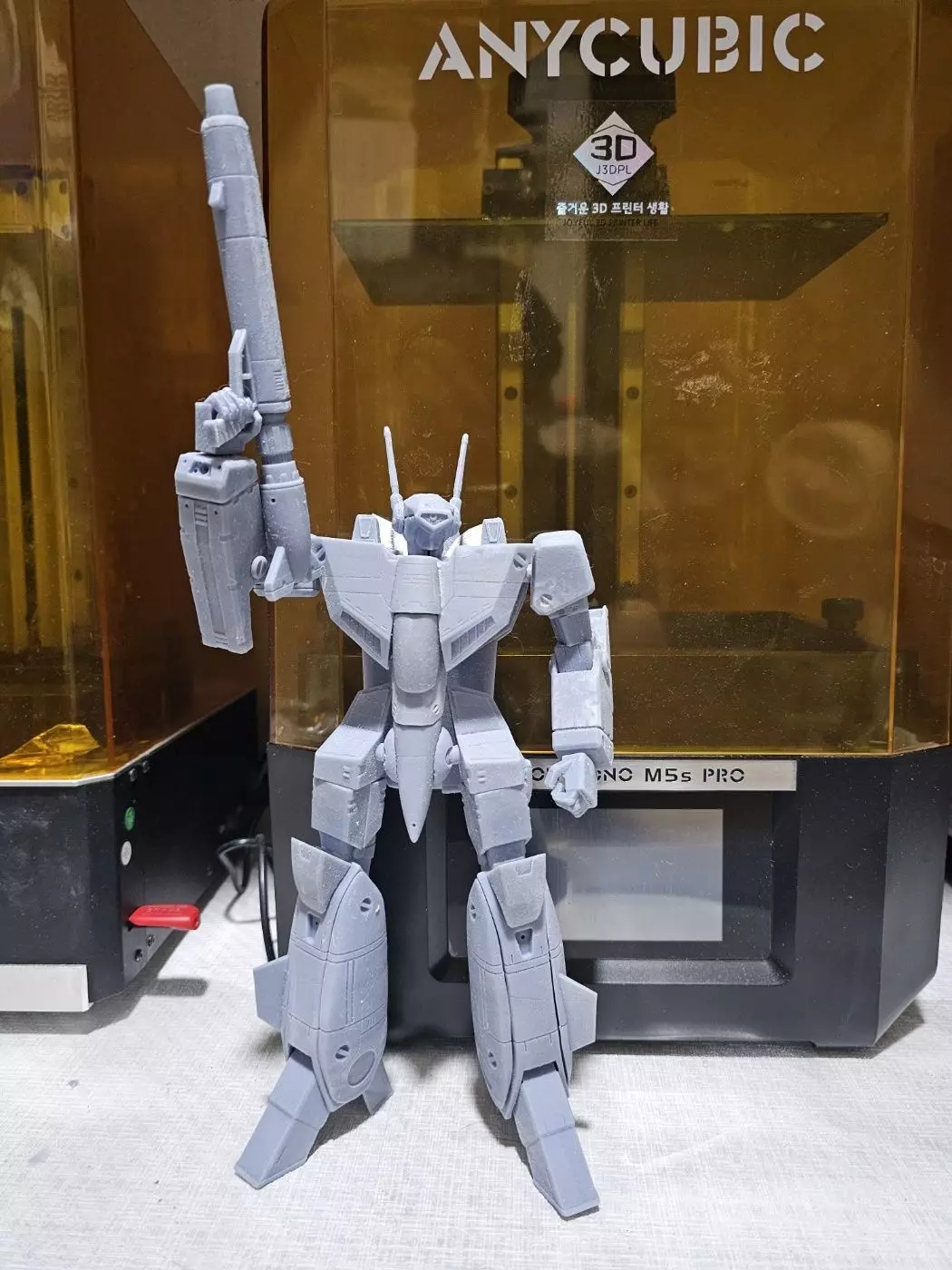 Macross VF-1J Valkyrie Battloid 3D print model_13